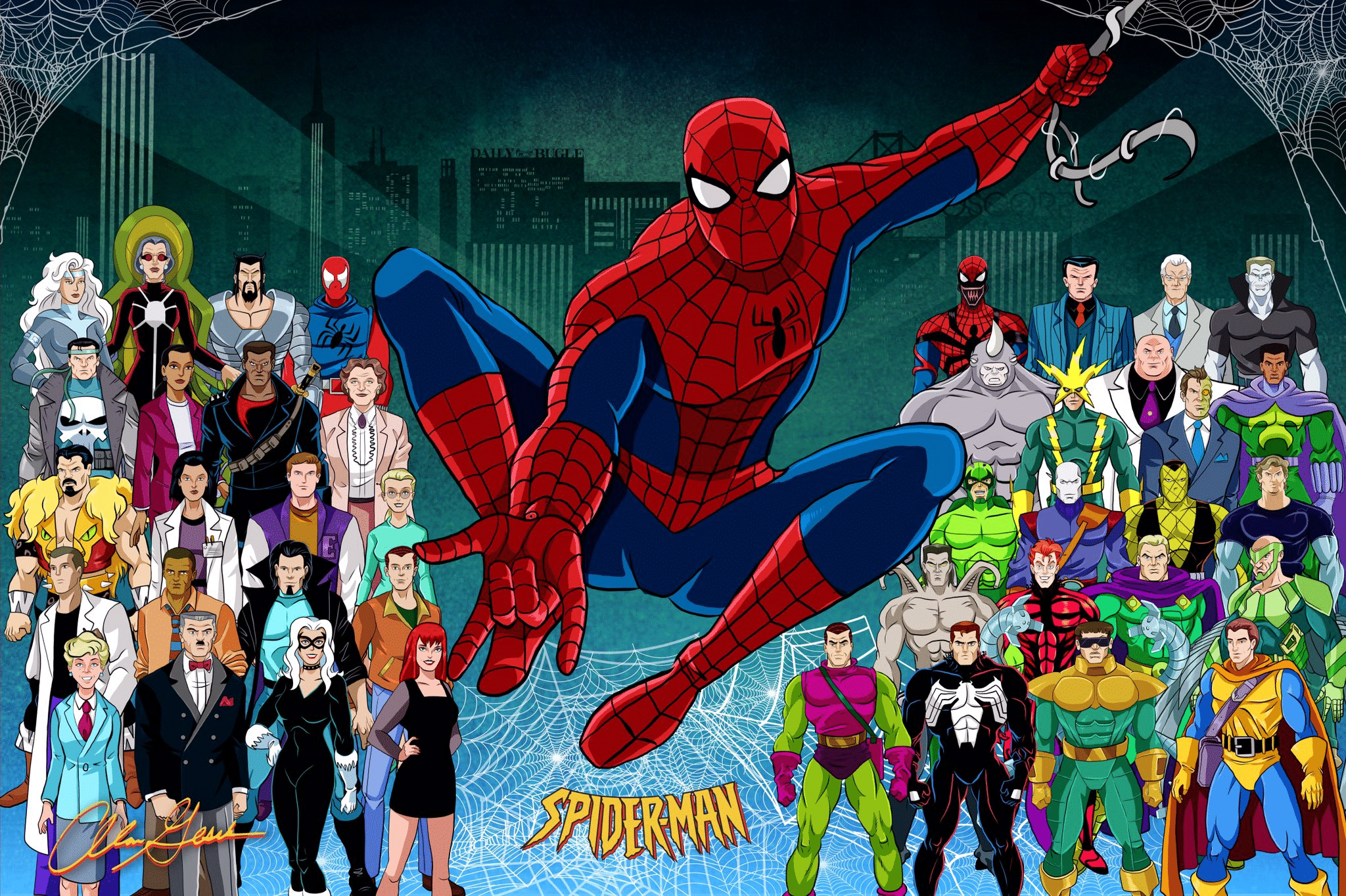 Wallpaper #lf8Wa5MB3lSXT3zUgOdL298 La Serie Animada De Spider Man Y El Misterio De Sus Villanos