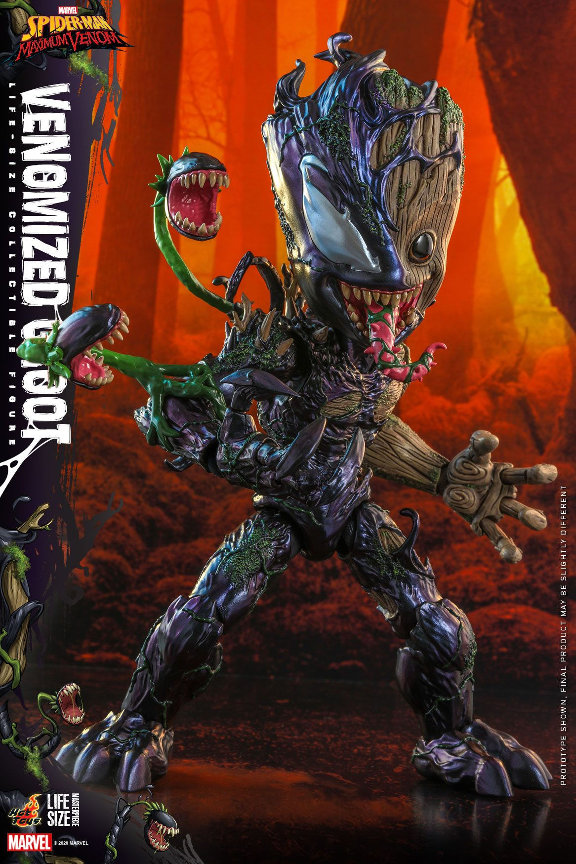 Wallpaper #1R2JLZMBlOZrFDOkWtAk67 Spider Man Maximum Venom Venomized Groot Life Size Collectible