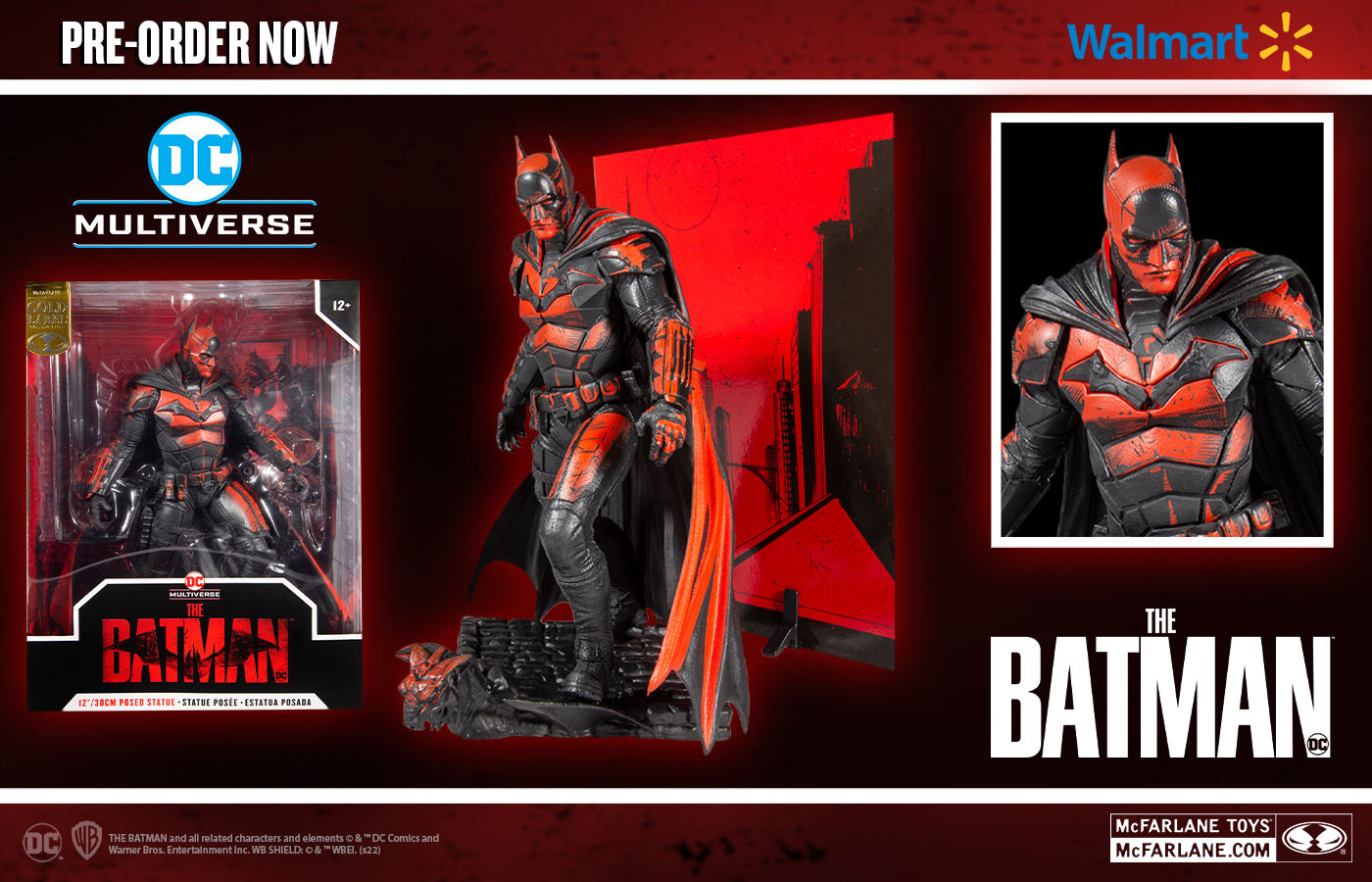 Wallpaper #nkIvPZMBOBpx0NhmCsP7193 Mcfarlane Toys the Batman Red Black 12 Inch Statue the Toyark News
