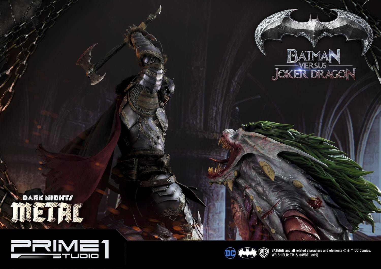 Wallpaper #HRlmLo8BtGB6xQ78cZXP37 Prime 1 Studio Batman vs Joker Dragon Dark Knights Metal Statue the