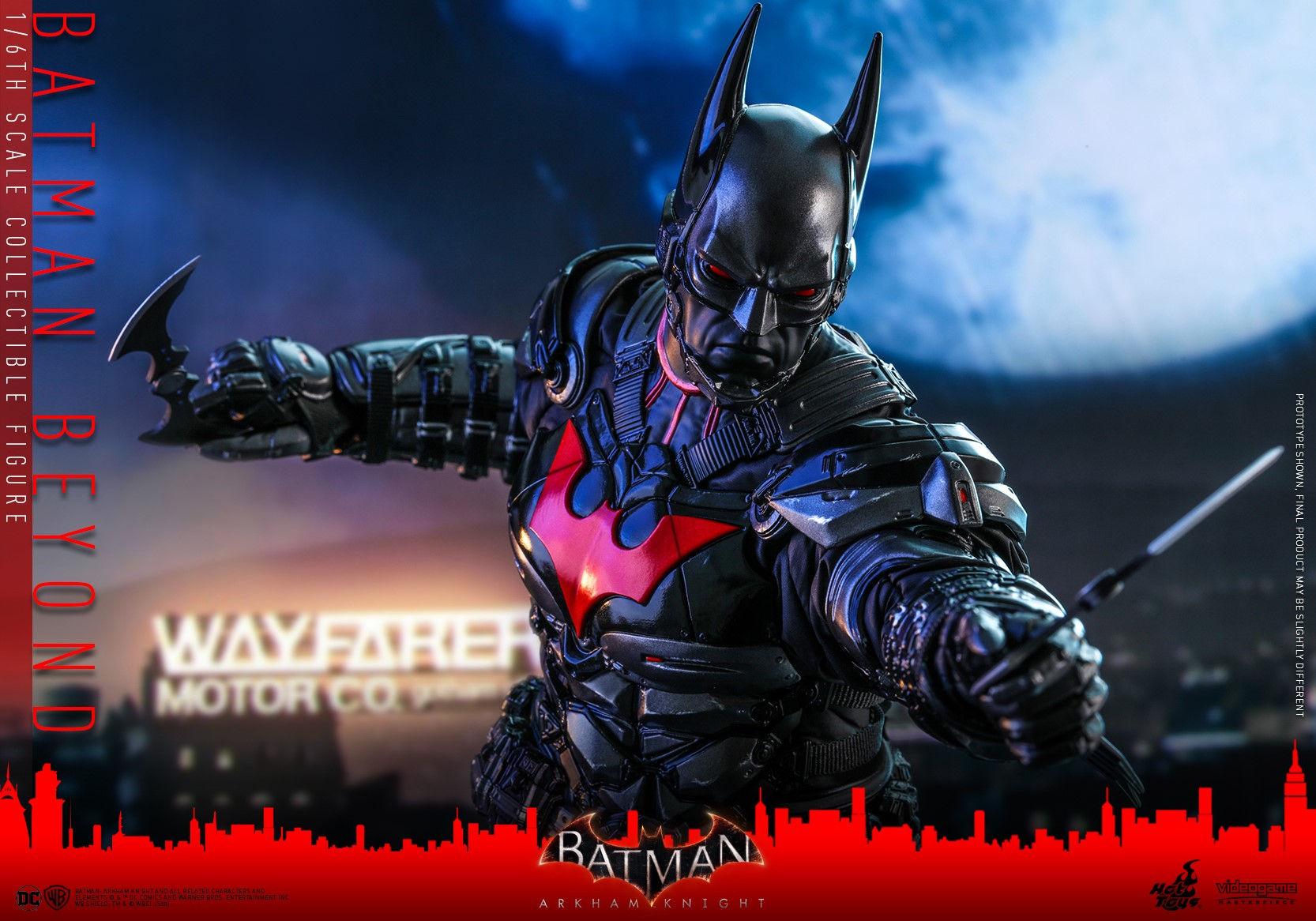 Wallpaper #xmdk55IBSpphPi3-DTco87 Batman Arkham Knight Batman Beyond Costume 16 Scale Figure by Hot