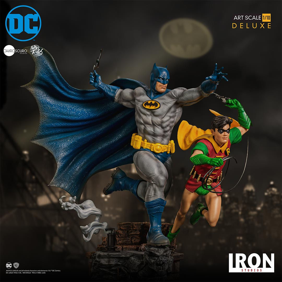 Wallpaper #nkIvPZMBOBpx0NhmCsP70 DC Comics Batman and Robin Statue by Iron Studios