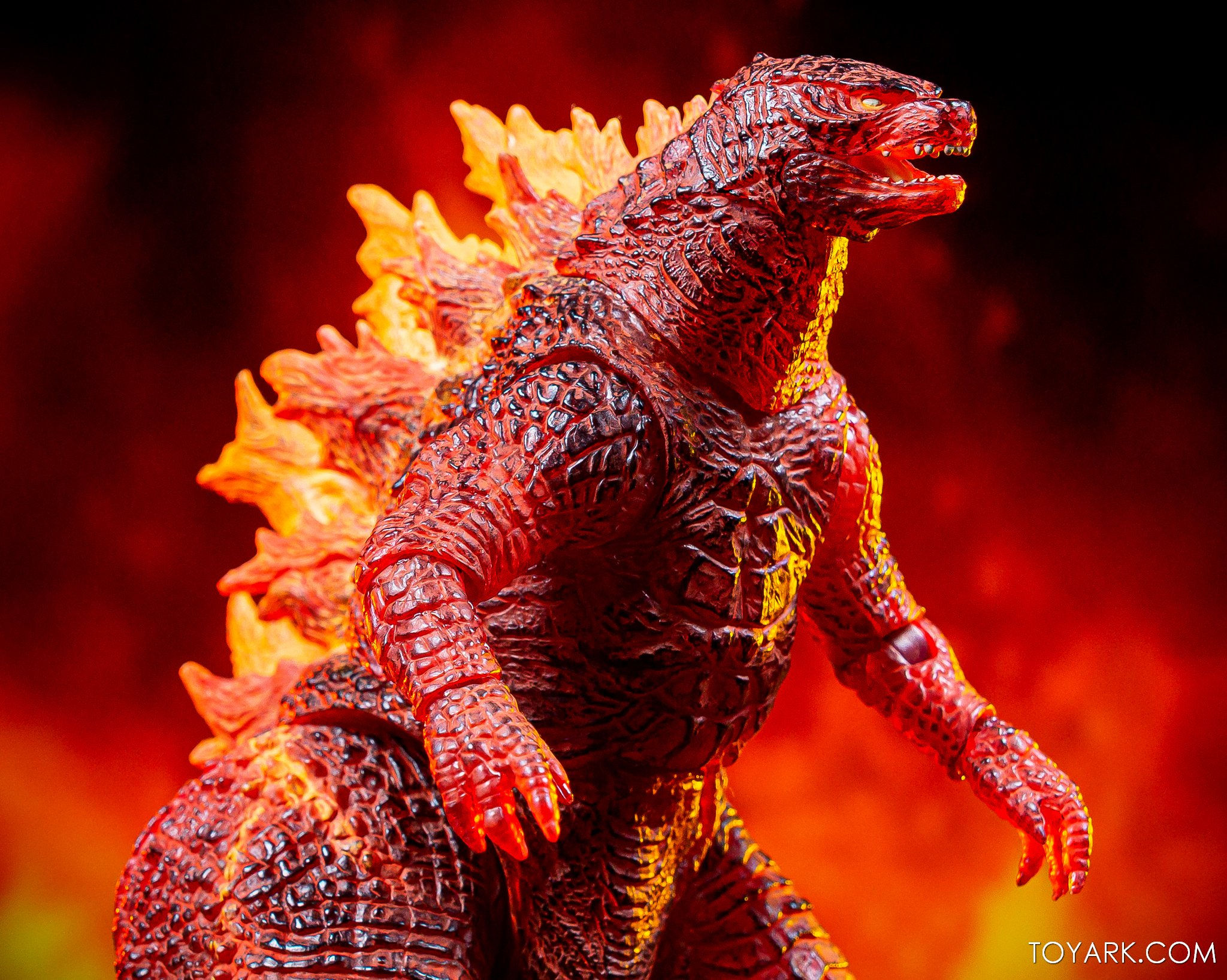 Wallpaper #jxmZLo8BtGB6xQ78-ZXt29 Godzilla King of the Monsters Burning Godzilla by Neca Toyark