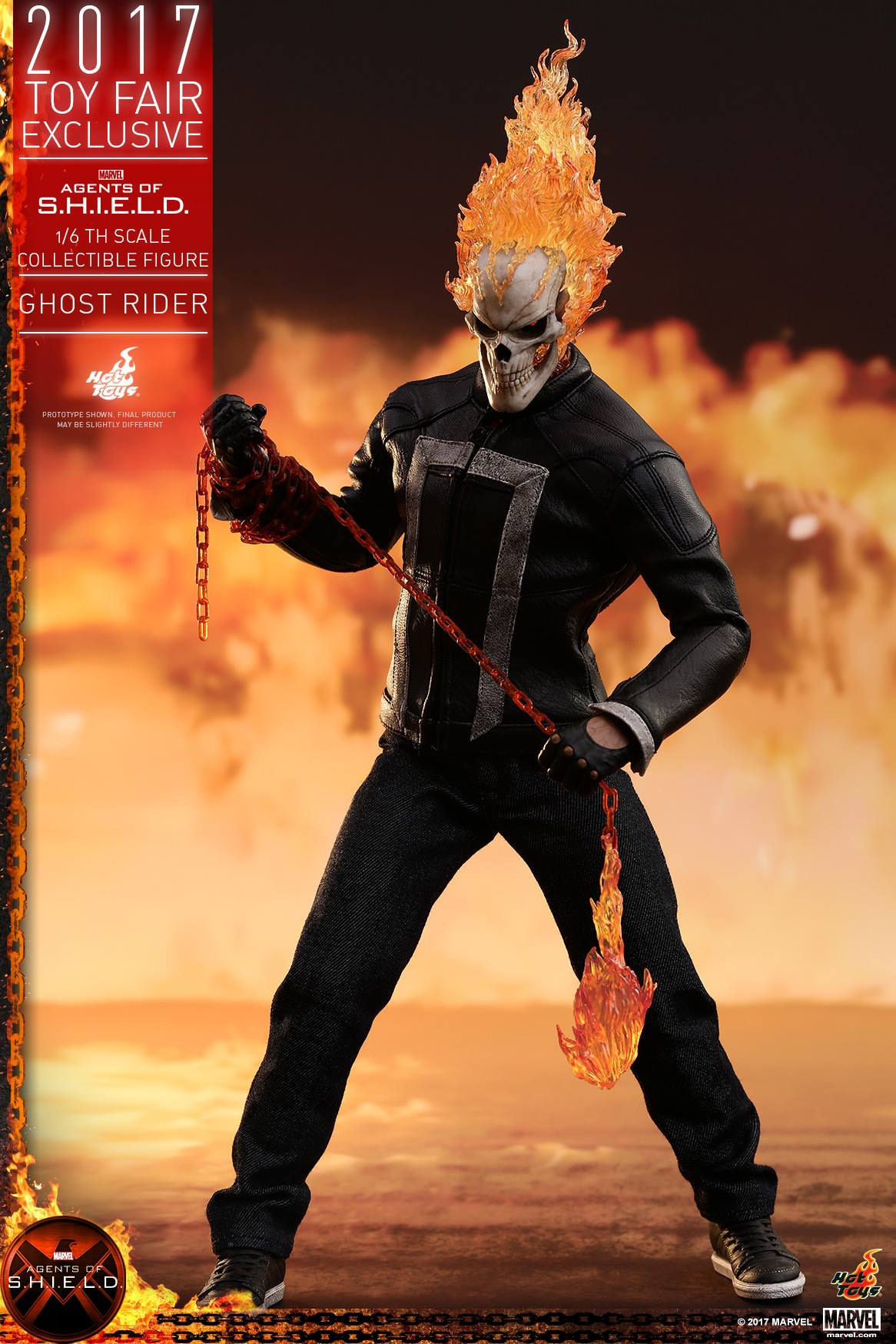 Wallpaper #g_TPOpMBKFX8bn3rq3n_43 Agents of Shield Ghost Rider 16 Scale Figure by Hot Toys the