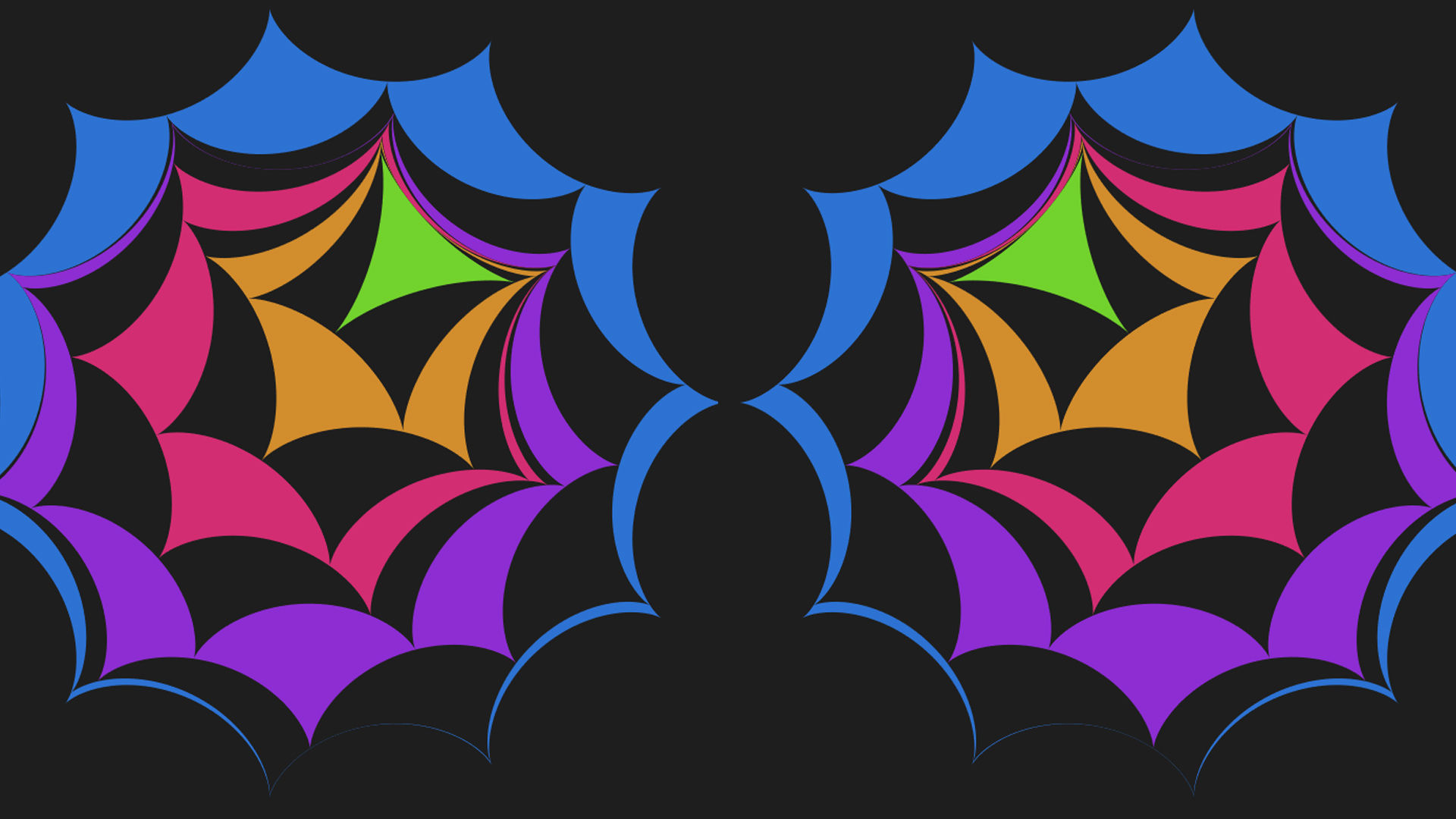 Wallpaper #XB0NLZMBlOZrFDOkis5g152 1920x1080 Digital Art Shapes Abstract Colorful Geometry Wallpaper