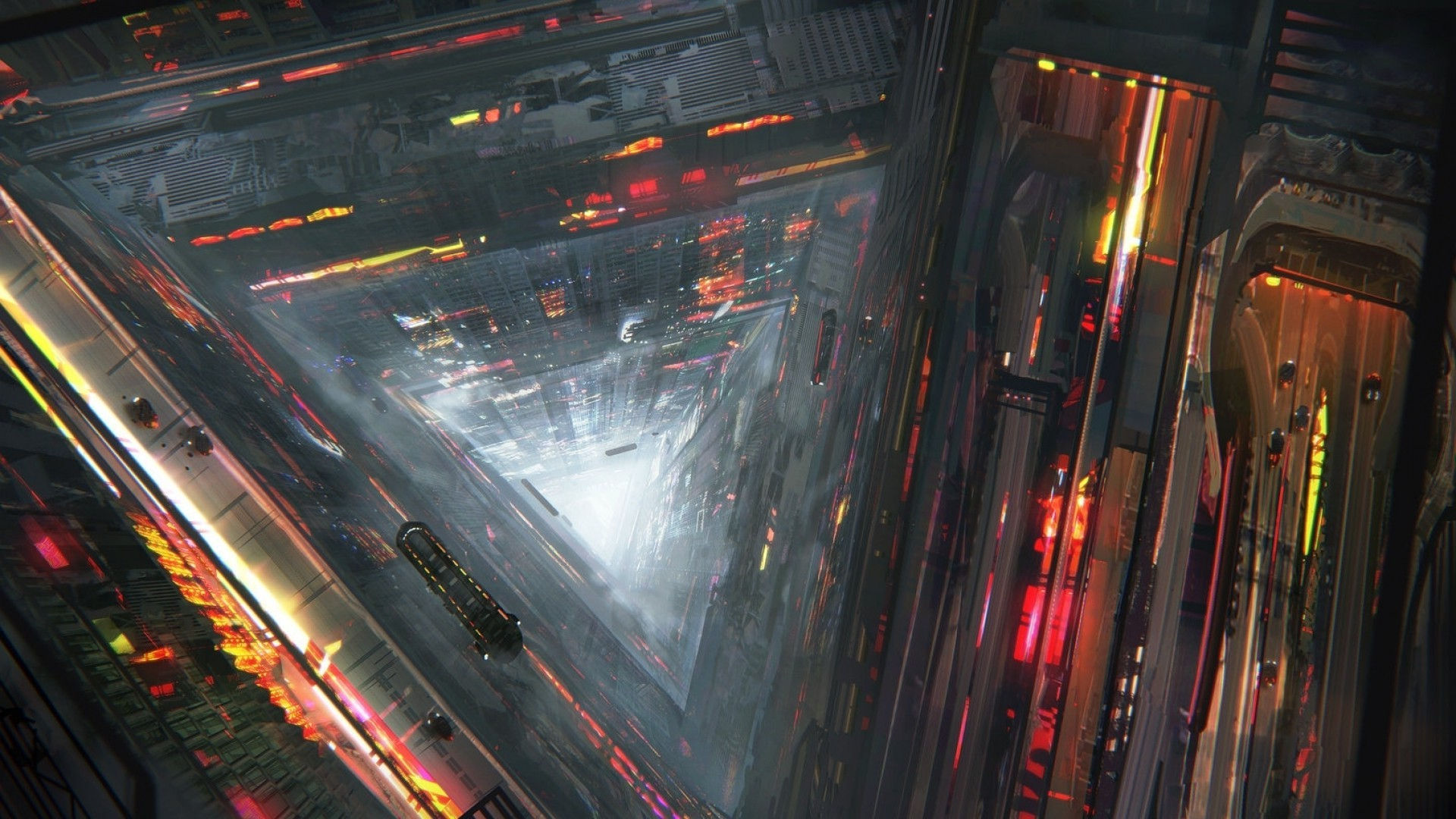 Wallpaper #M3fnJ5MB-pgBXx60DqgE158 1920x1080 1920x1080 Futuristic City Artwork Fantasy Art Concept Art