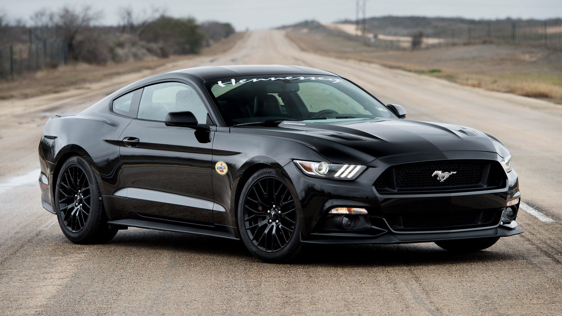 Wallpaper #yHSZv44B_8f4nGFanGxM47 1920x1080 1920x1080 Coupe Tuning Black Car Hennessey Mustang GT