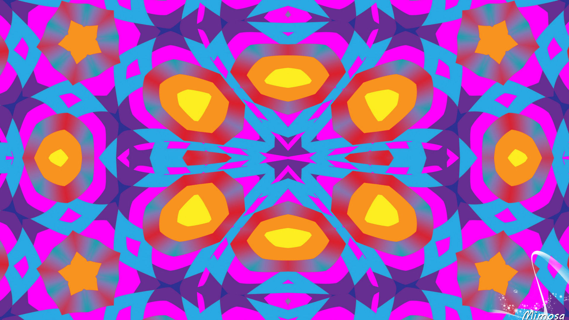 Wallpaper #Zmda6pIBSpphPi3-wkYj283 1920x1080 Artistic Colorful Pattern Colors Kaleidoscope Digital
