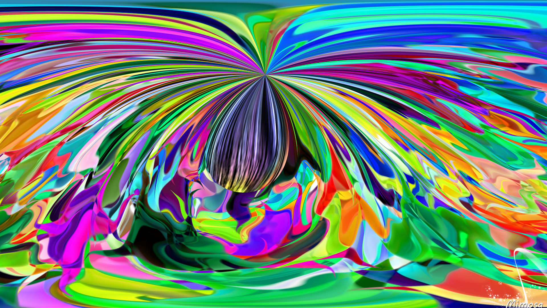 Wallpaper #T2duBpMBSpphPi3-9MEO94 1920x1080 Artistic Digital Art Abstract Shapes Colorful Wallpaper