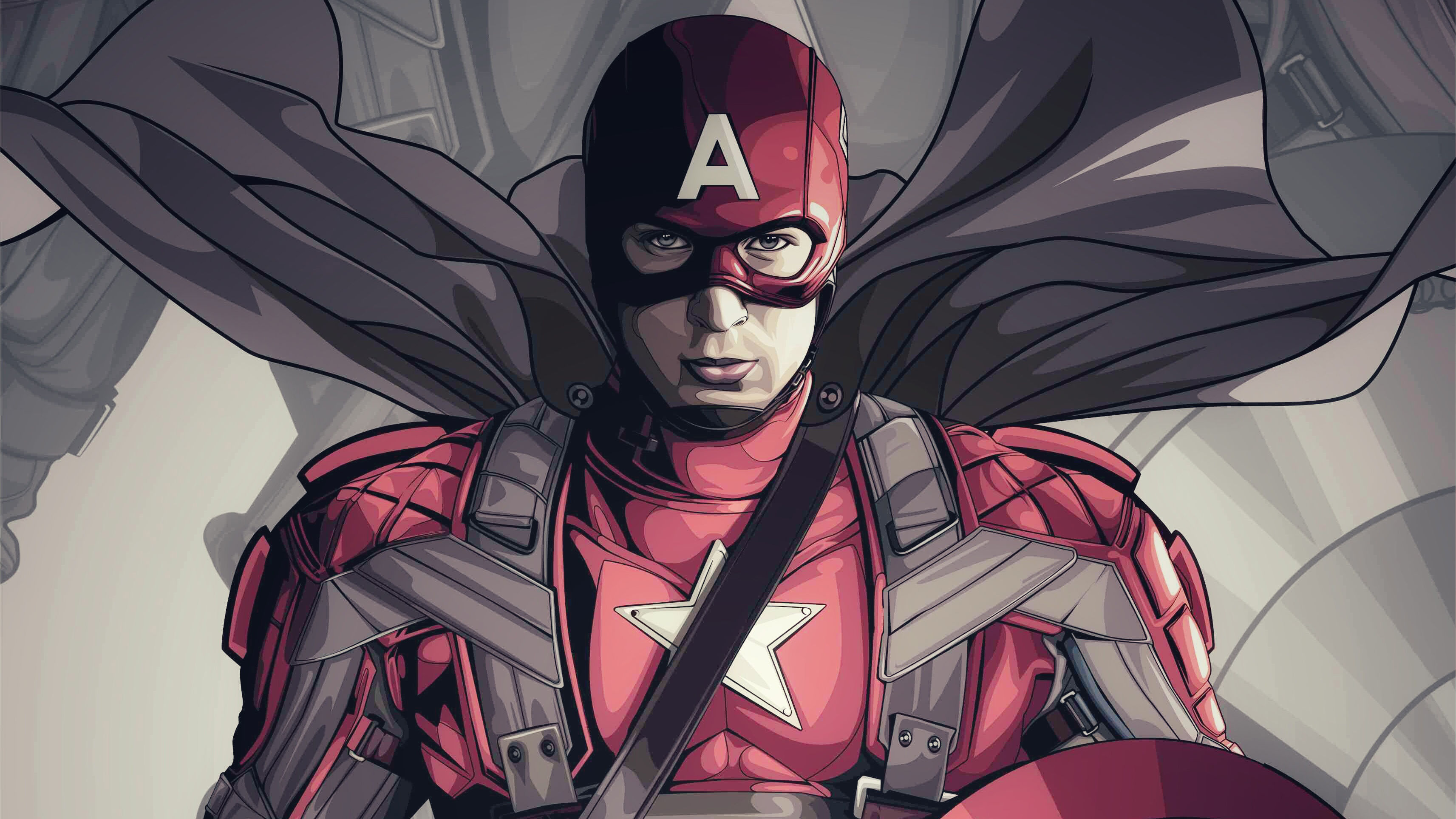 Wallpaper #kX2D8I4Bnwiau_P62Ab928 3426x1927 Captain America HD 4K Superheroes Artwork Digital Art