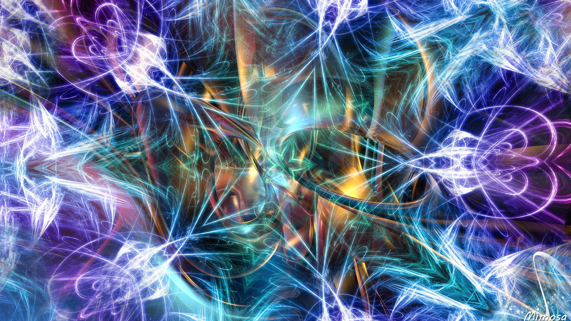 Wallpaper #Zmda6pIBSpphPi3-wkYj303 1920x1080 Colors Fractal Abstract Digital Art Artistic Wallpaper