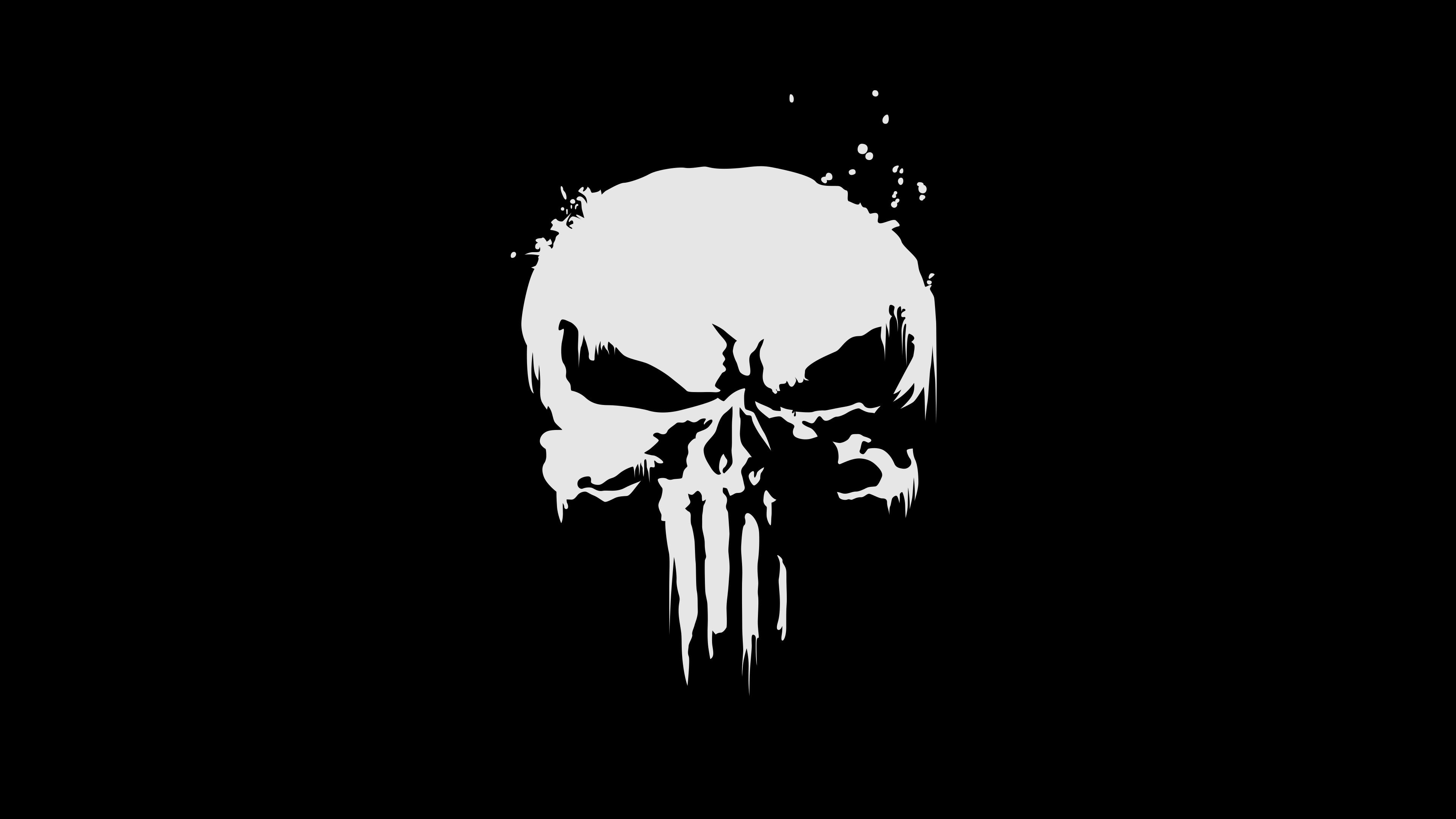 Wallpaper #KEC6L5MBJhL2WPbaNL4t311 The Punisher Punisher Logo TV Shows HD 4K Deviantart Dark Black