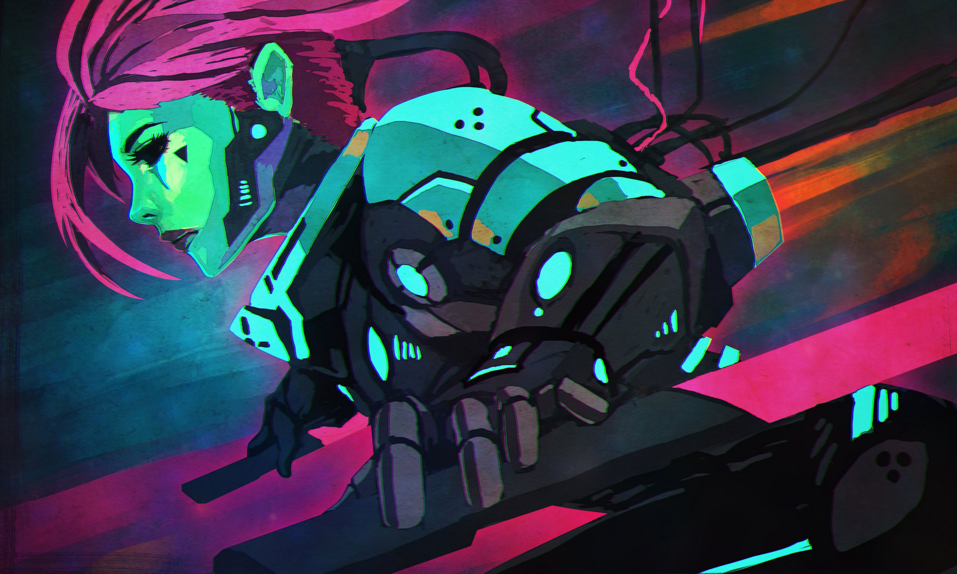 Wallpaper #wH2G9I4Bnwiau_P6Sw9W50 2560x1440 Cyberpunk Cars Artist Artwork Digital Art HD