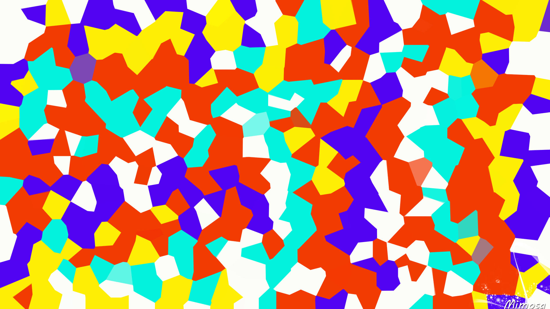 Wallpaper #Zmda6pIBSpphPi3-wkYj188 1920x1080 Blue Yellow Digital Art White Geometry Colorful
