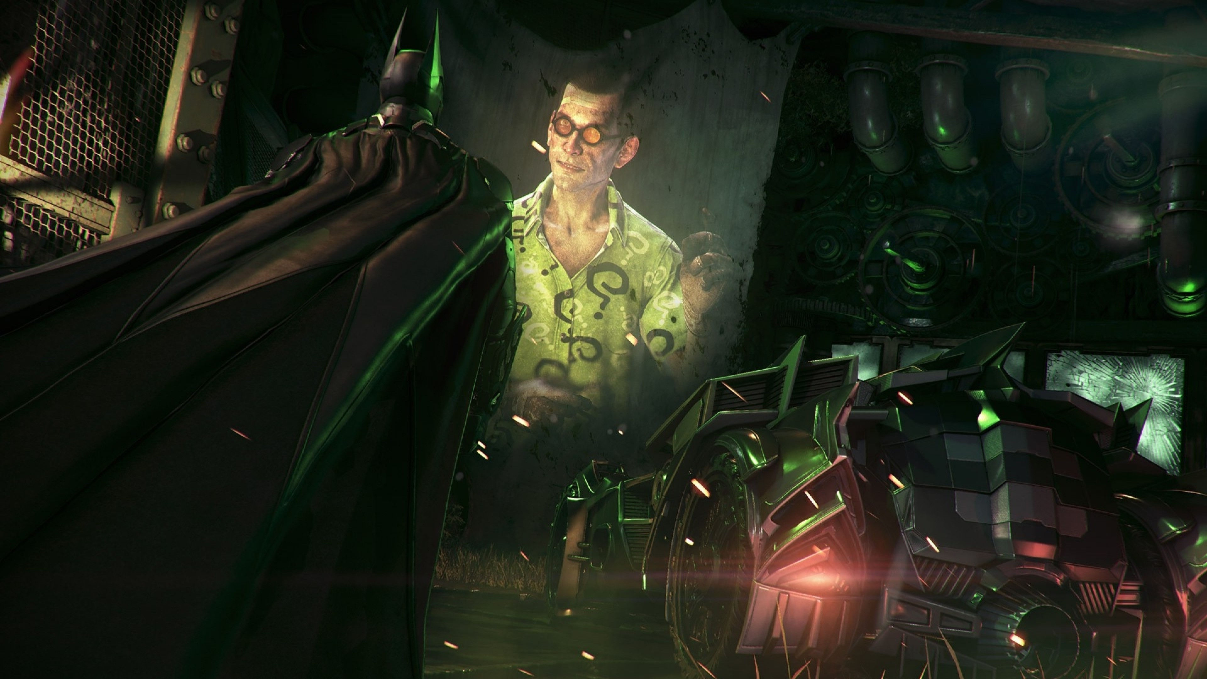 Wallpaper #t2h3FpMBSpphPi3-7QvA299 Video Games Batman Batman Arkham Knight the Riddler Batmobile Concept