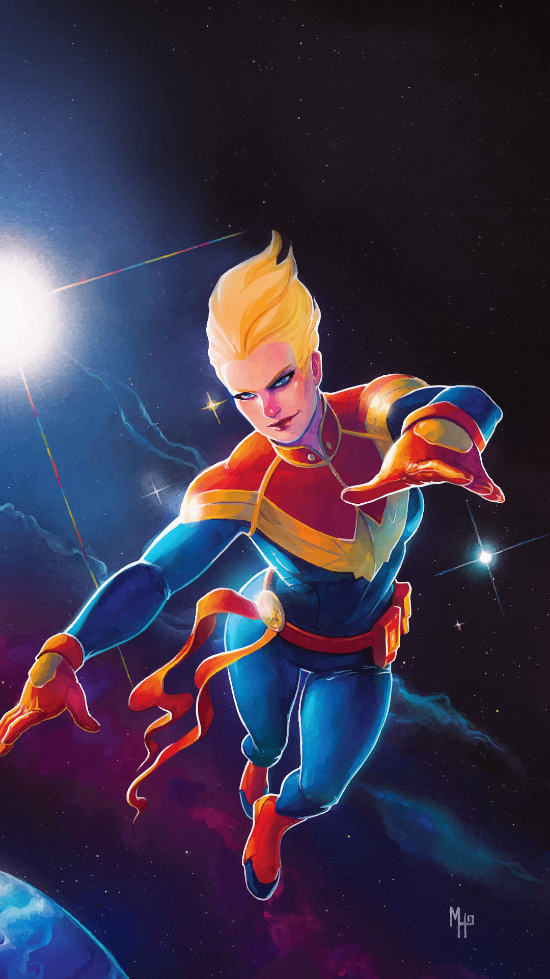 Wallpaper #1kUXlY4B7YBJg1BV0Z-b27 1080x1920 1080x1920 Captain Marvel HD Superheroes Artwork Digital