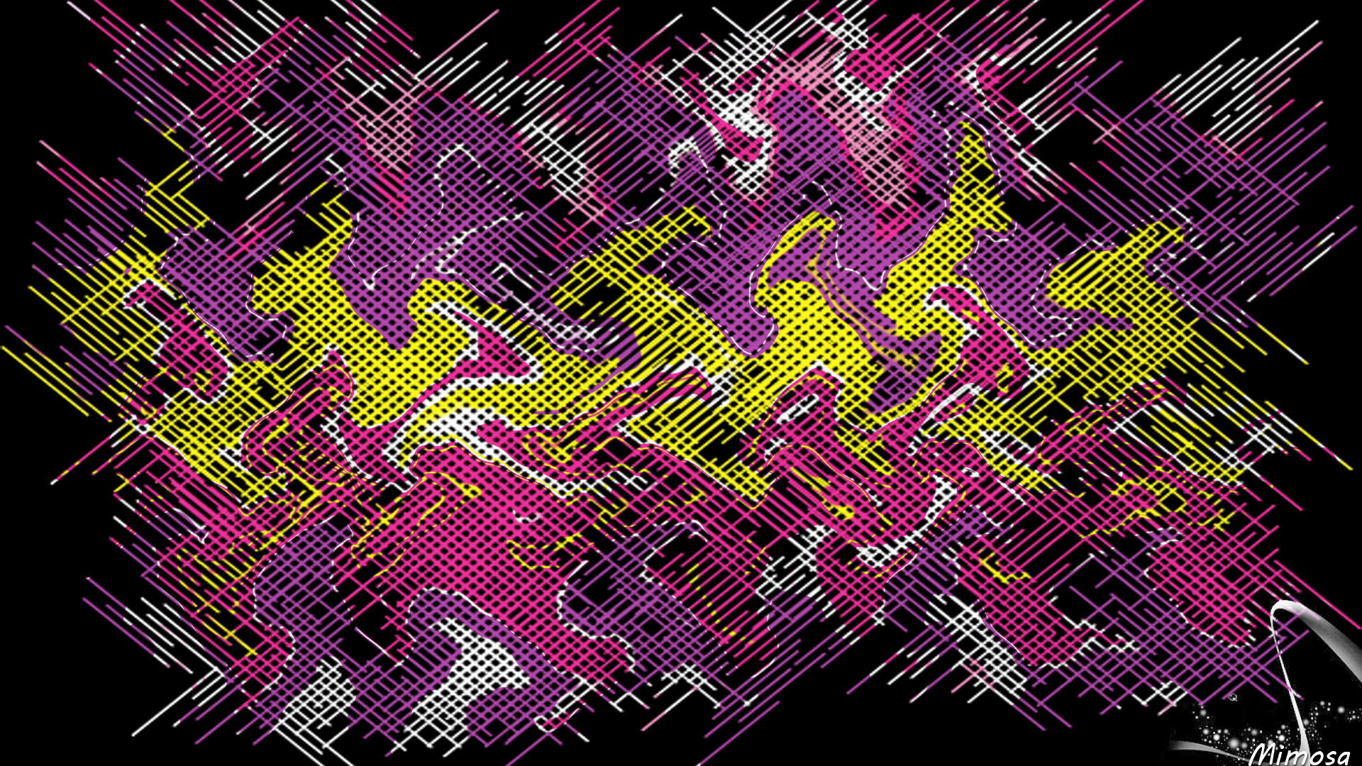 Wallpaper #Zmda6pIBSpphPi3-wkYj287 1920x1080 Abstract Colorful Artistic Lines Digital Art Wallpaper