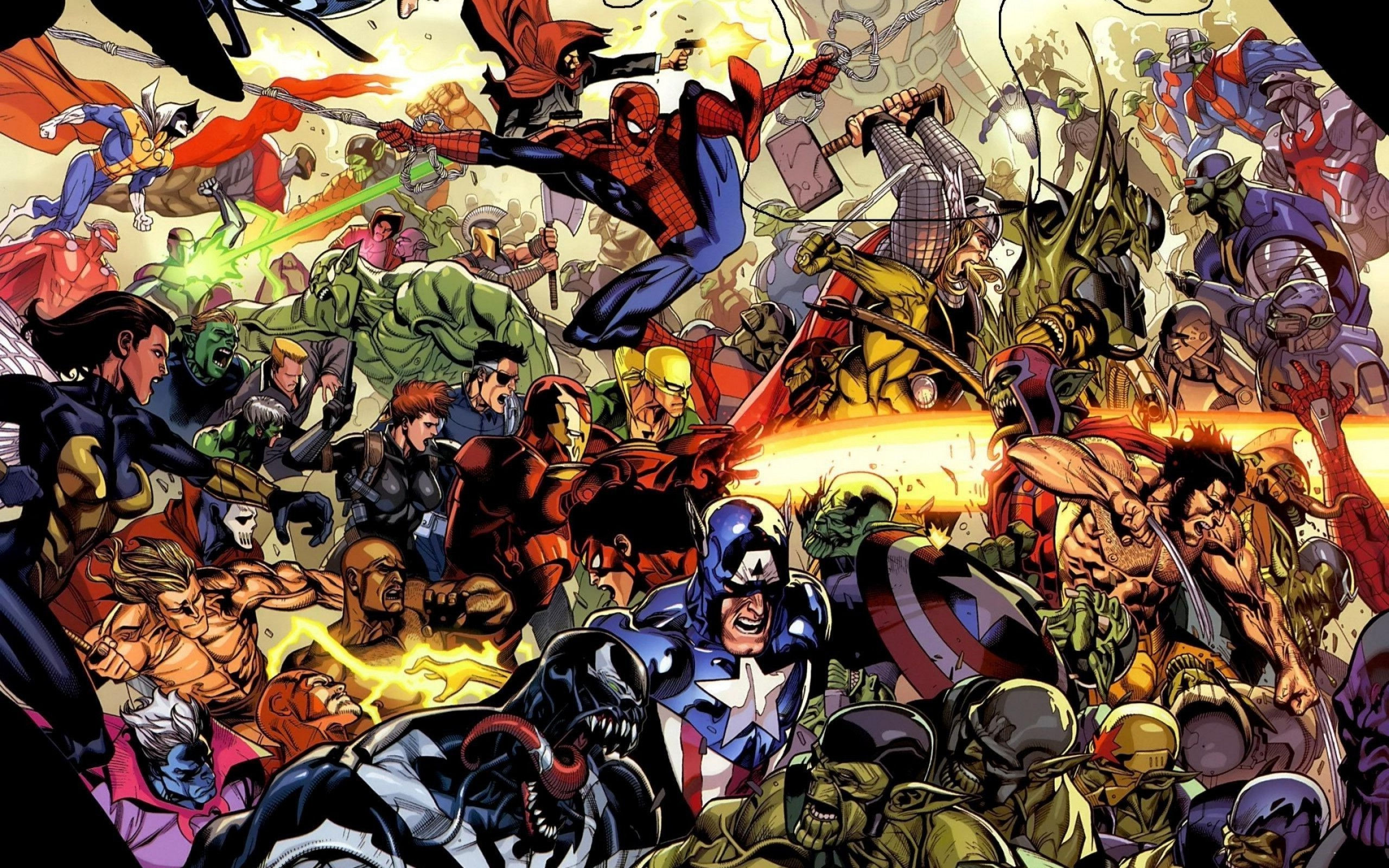 Wallpaper #nGf05pIBSpphPi3-mjUr282 1920x1080 Comics Wolverine Captain America Thor Iron Man Wallpaper Jpg