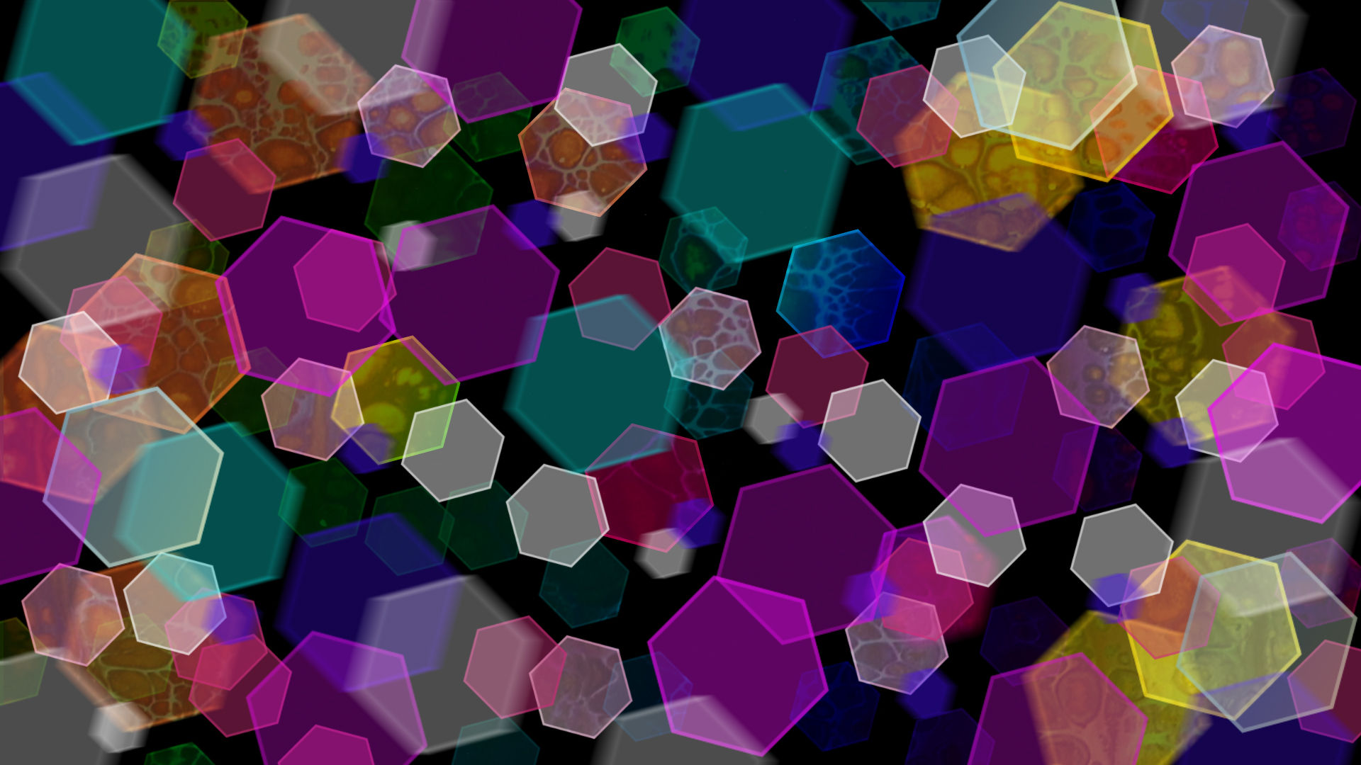Wallpaper #Zmda6pIBSpphPi3-wkYj263 1920x1080 Colors Digital Art Artistic Hexagon Abstract Wallpaper