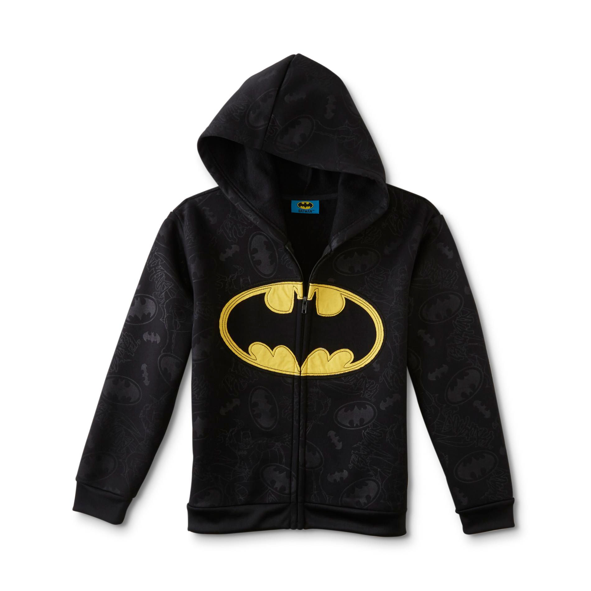 Wallpaper #30BLMZMBJhL2WPbausXz163 DC Comics Batman Boys Fleece Hoodie Jacket