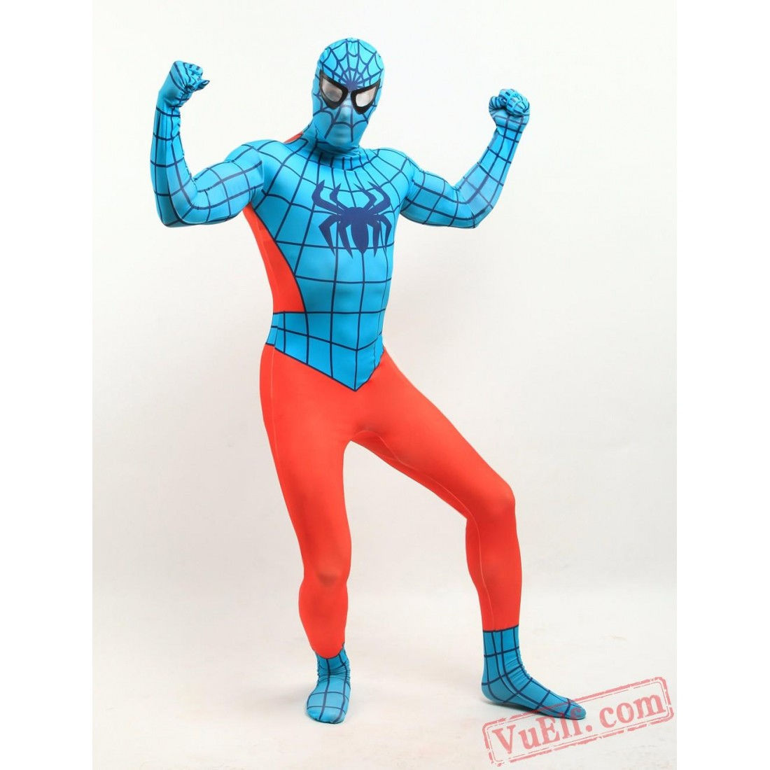 Wallpaper #DH2-8I4Bnwiau_P6cgc-6 Orange Spiderman Lycra Spandex Bodysuit Zentai Suit