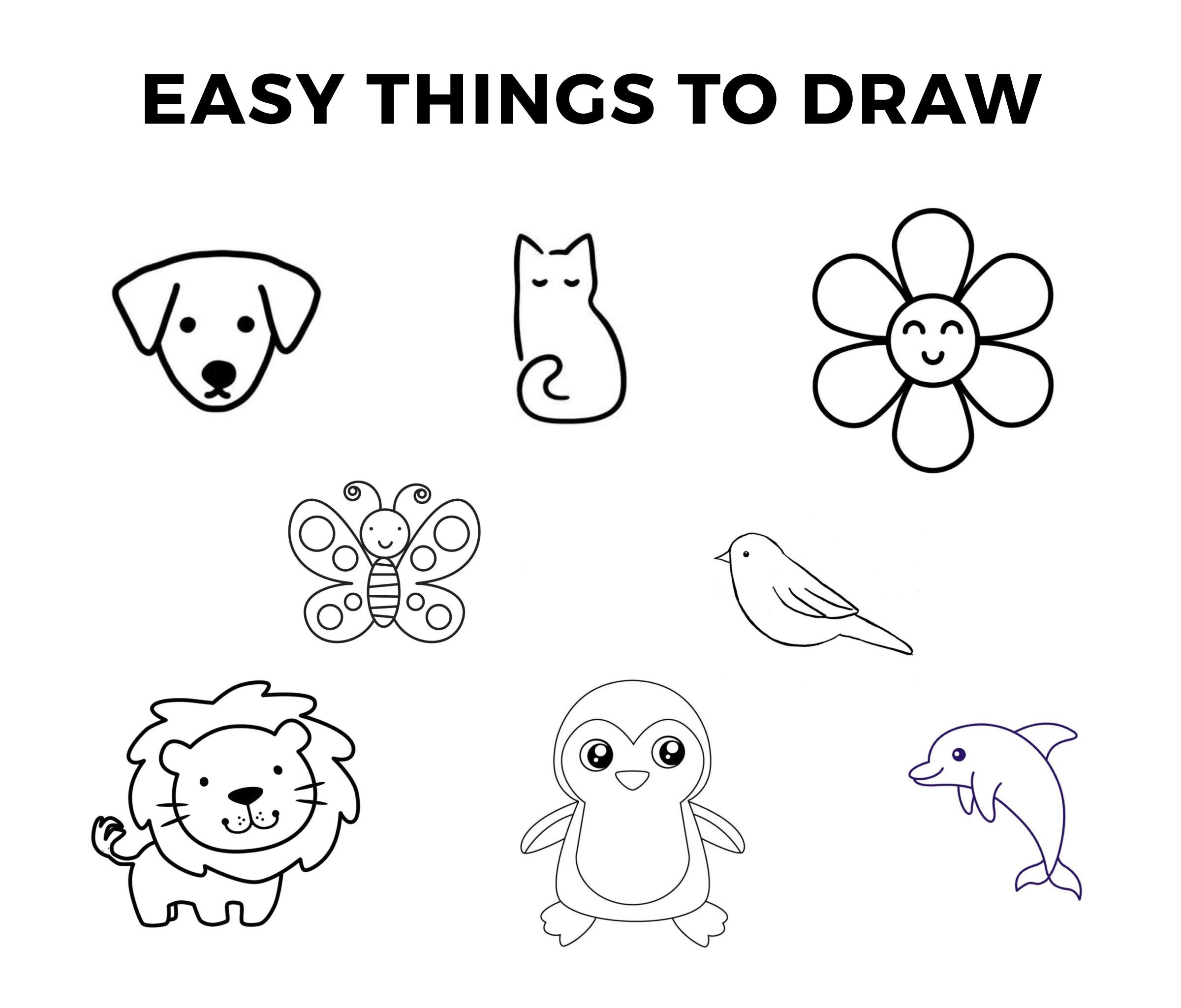 Wallpaper #3WdzBJMBSpphPi3-77fu323 Easy Things to Draw Drawing Ideas When Youre Bored Creativebooster