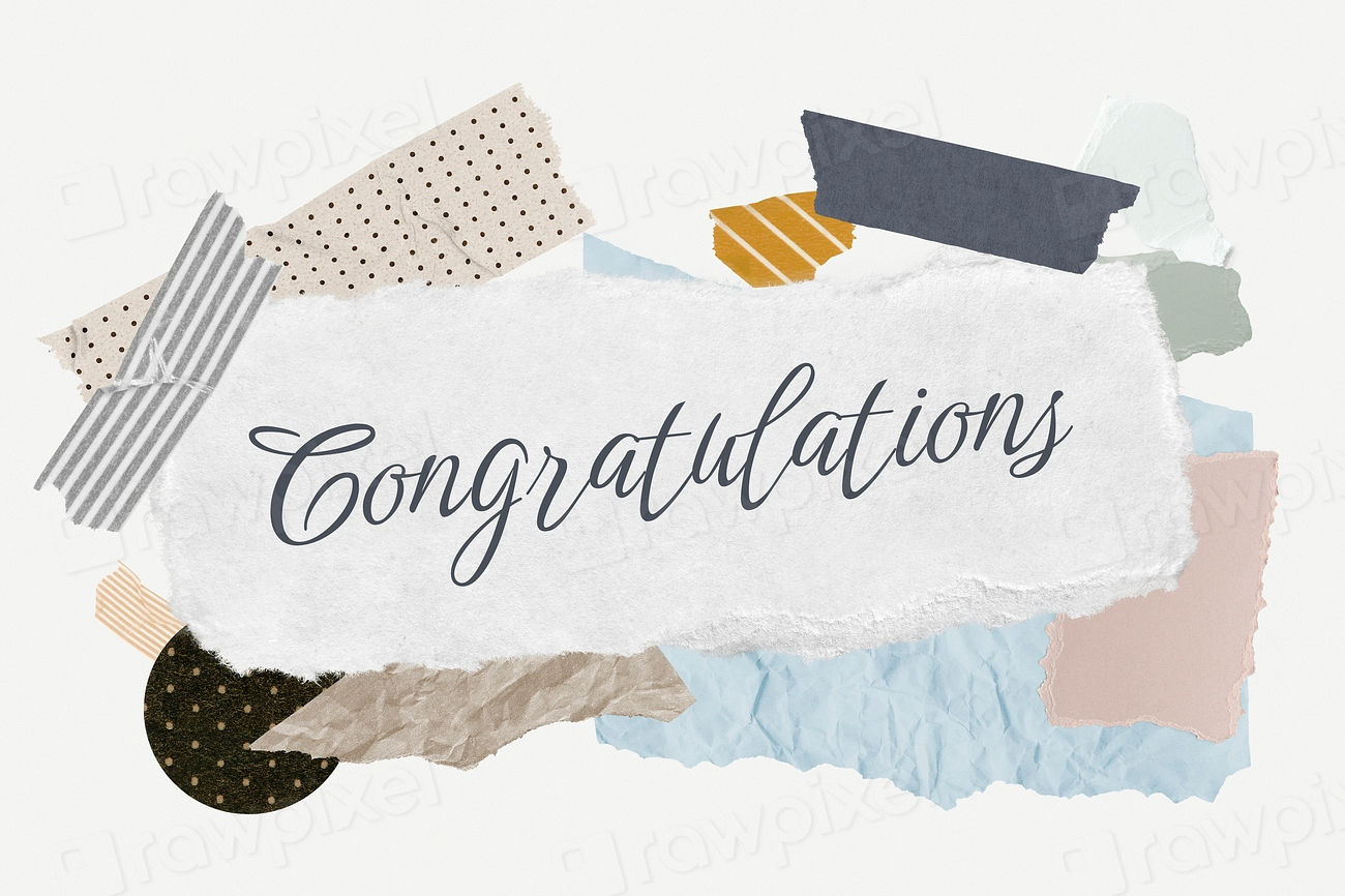 Wallpaper #ACD8A Congratulation Page Visual 1 by Meixiu Pan on Dribbble