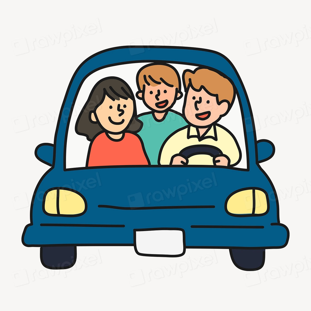 Wallpaper #iX3h8I4Bnwiau_P6cQed8 Family Car Clipart Traveling Illustration Free Psd Illustration