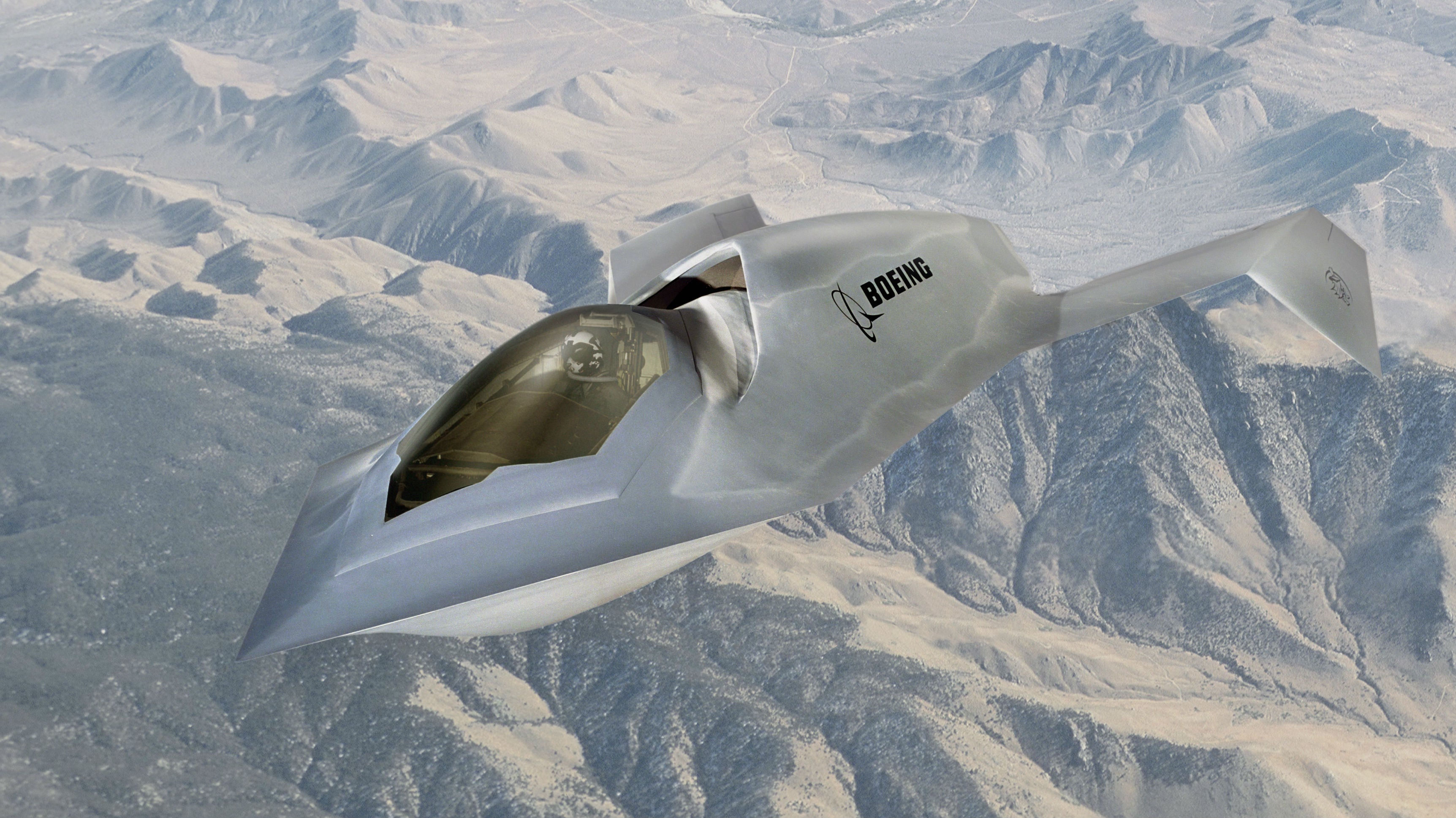 Wallpaper #xP82a5MB3lSXT3zU3-f_104 Boeings Bird of Prey a Prototype Jet Worthy of the Klingon Empire