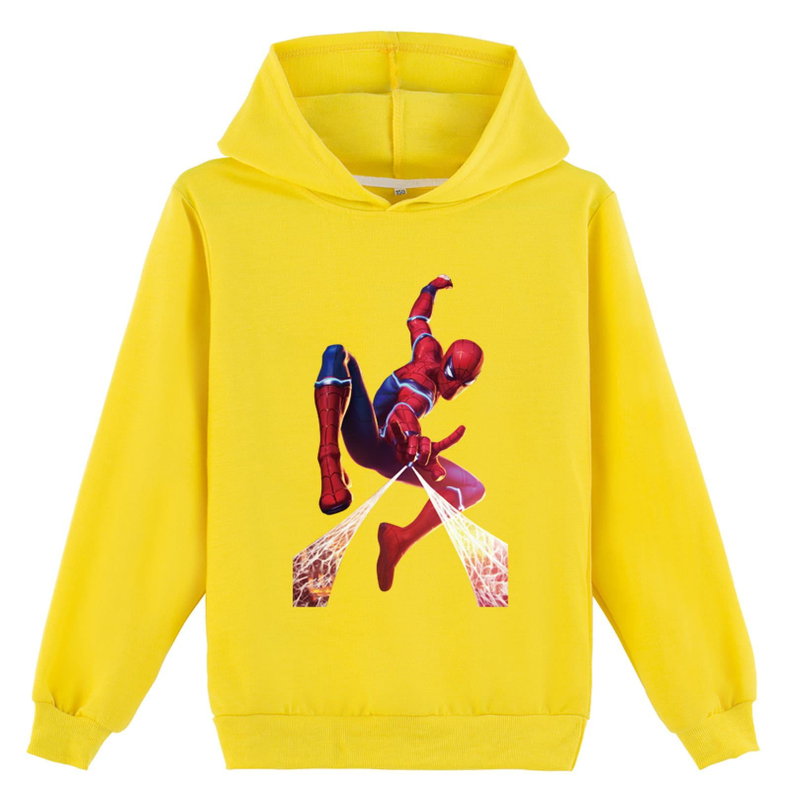 Wallpaper #z4tEc5cBcm9NJah-InTX40 Love Spider Spider Man Kids Hoodie Super Cool Comfy for Boys and