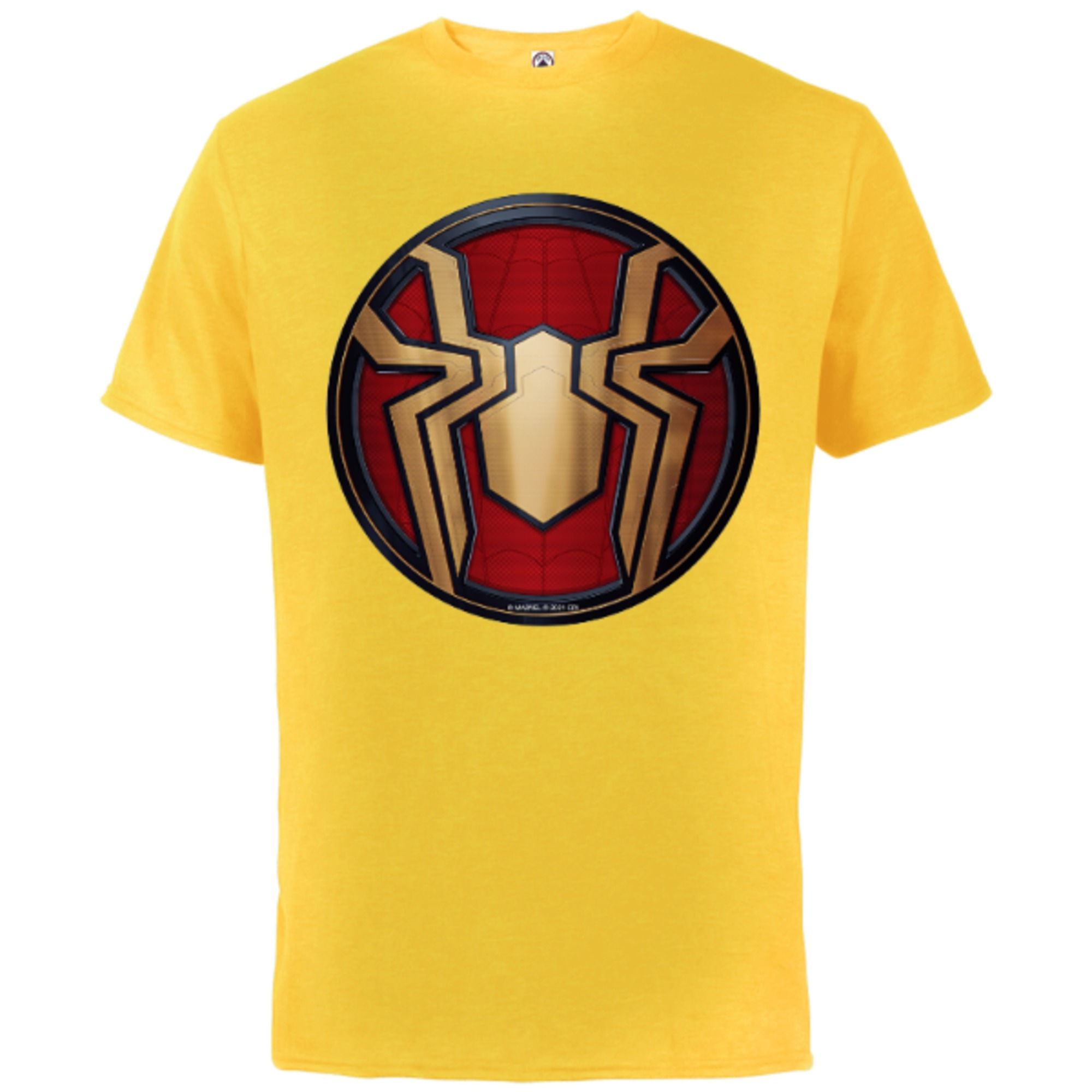 Wallpaper #fPRUOpMBKFX8bn3rf3h0182 Marvel Spider Man No Way Home Gold Spider Suit Logo Short Sleeve