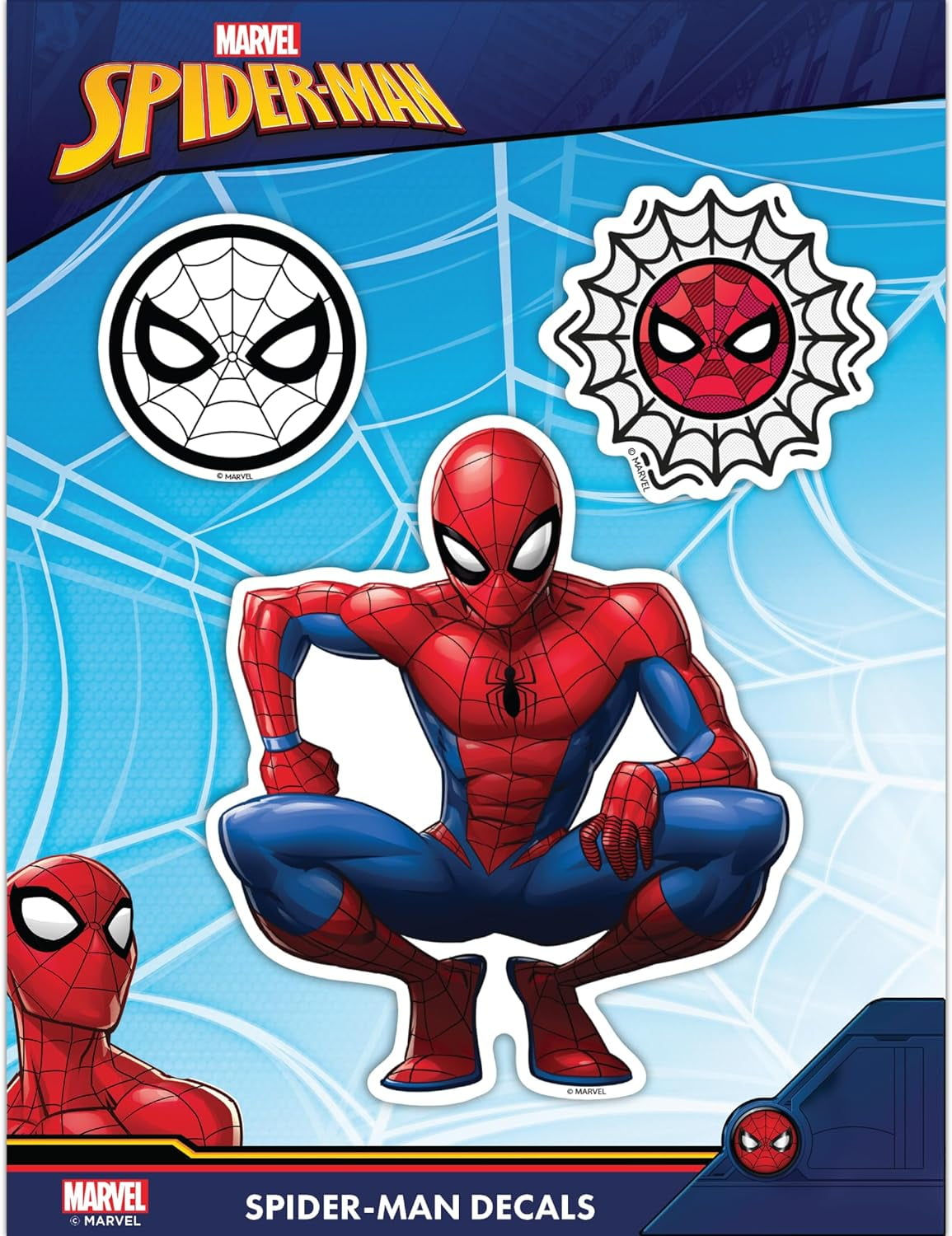 Wallpaper #O-pEV5MBlwTYPL18rBHC93 Marvel Spider Man Decals Set of 3 Vinyl Stickers for Water Bottle