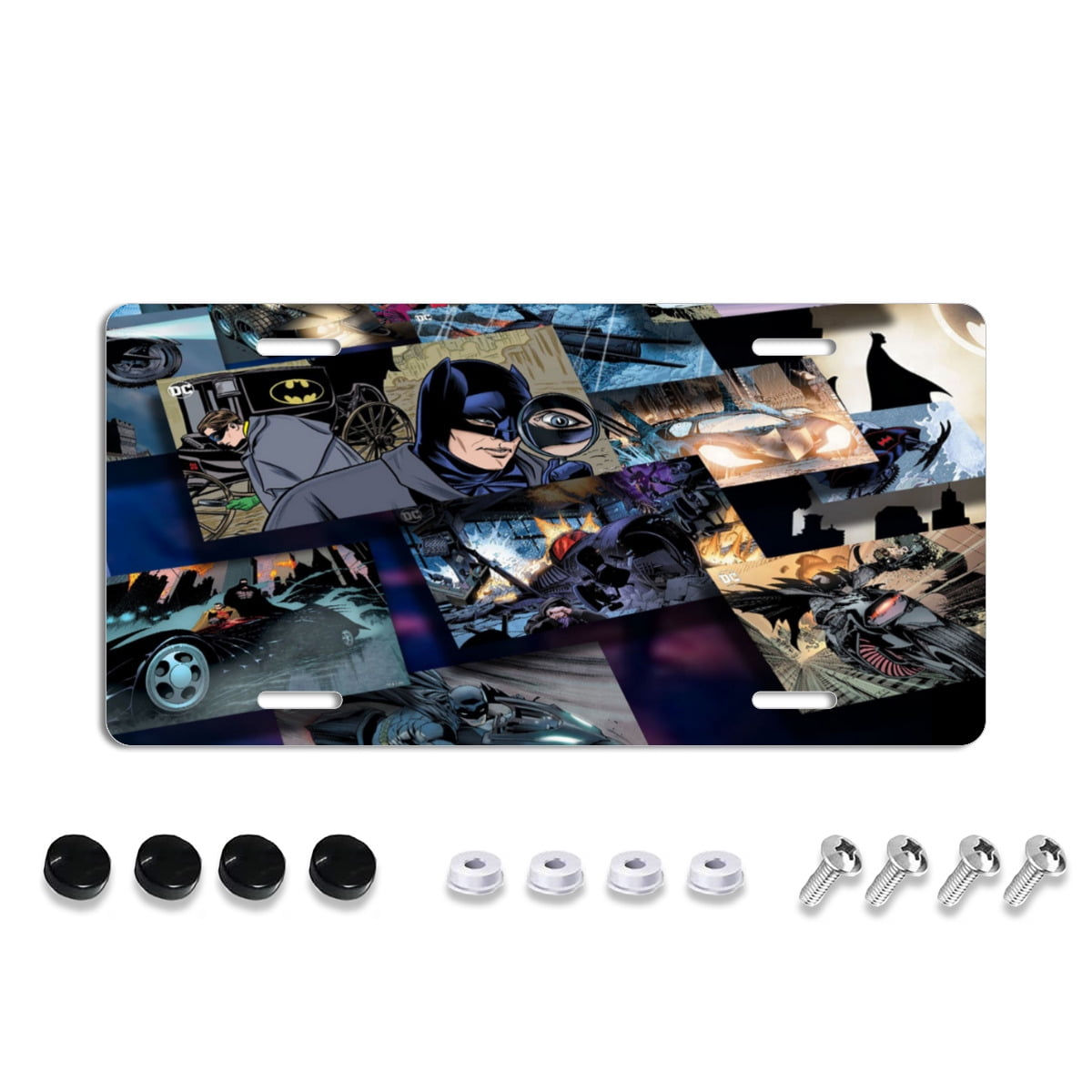 Wallpaper #S7jw2ZIBJvJKYCmELe_n261 Batman License Plate Cover 1 Piece Snap on License Plate Cover Easy