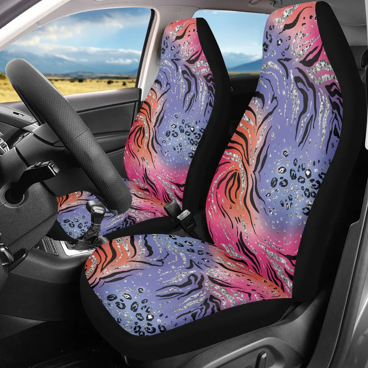 Wallpaper #1Li915IBJvJKYCmEVOQ1497 2023 New Style Cow Pattern Easy Clean Car Protector Washable Universal