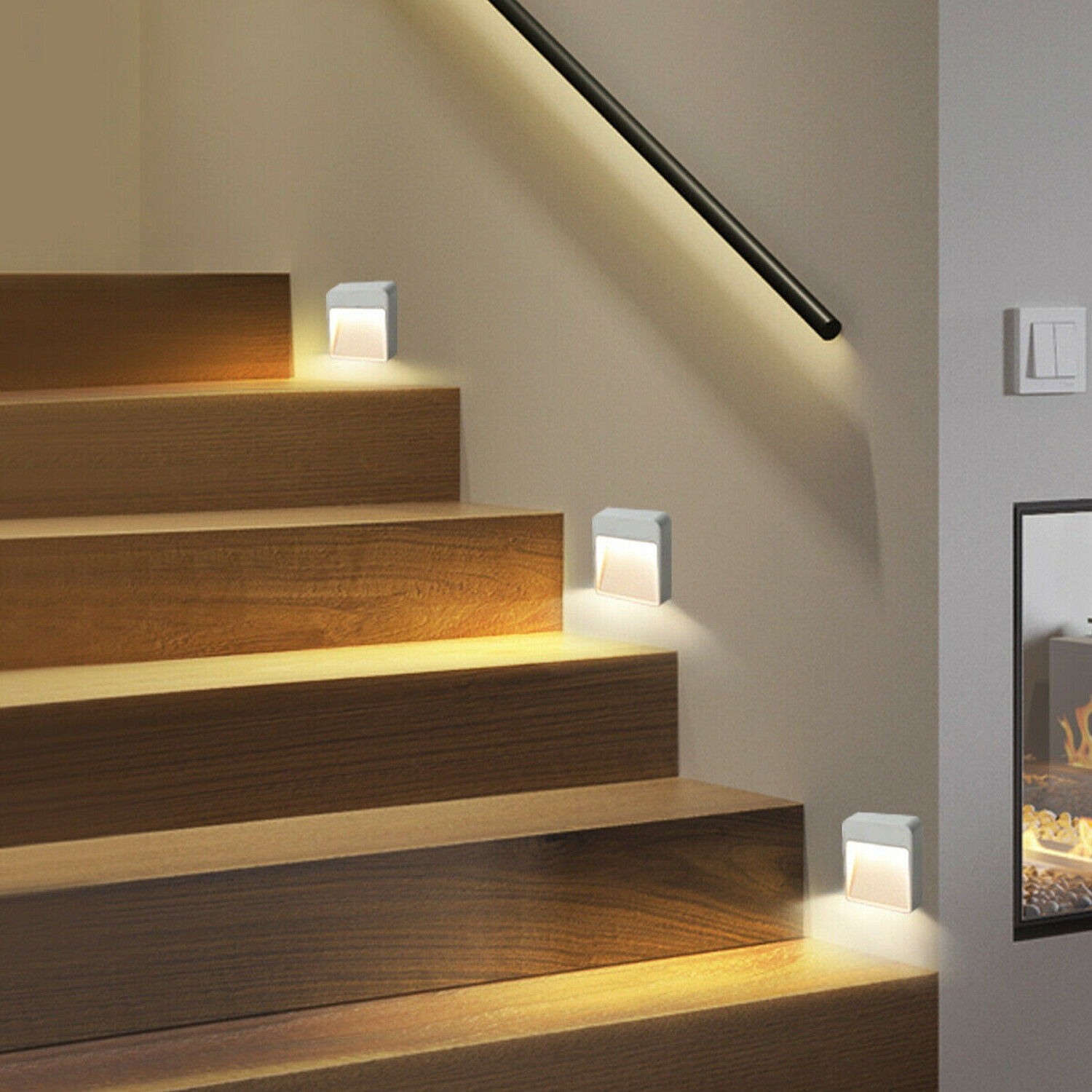 Wallpaper #6dukYJcBzF5tfotJ0eQW93 LED Motion Sensor Lights Wireless Night Light Battery Cabinet Stair