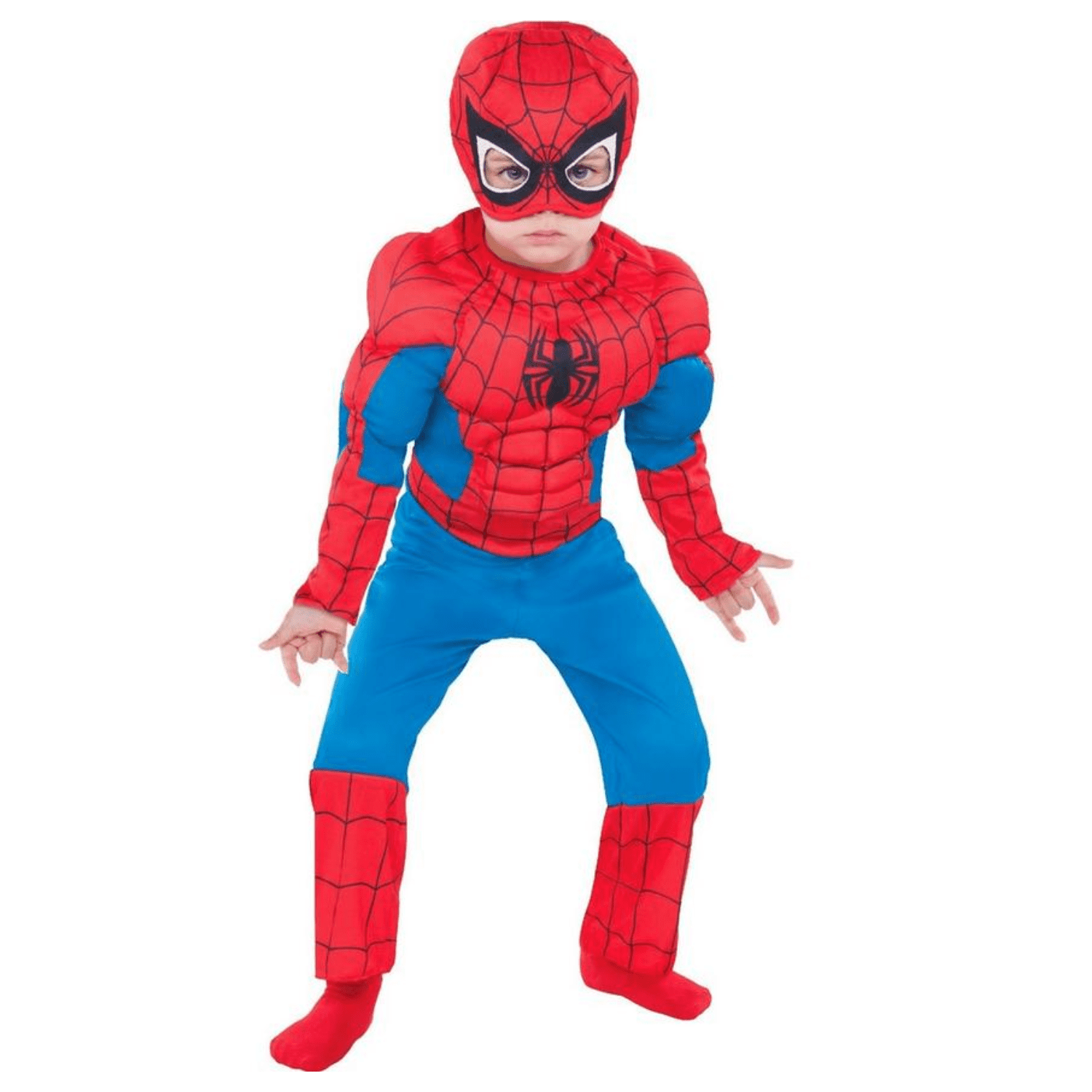 Wallpaper #3zG8NZMB5zzyi_yYz1df73 Spider Man Deluxe Muscle Costume for Kids Boys Toddlers Red Blue