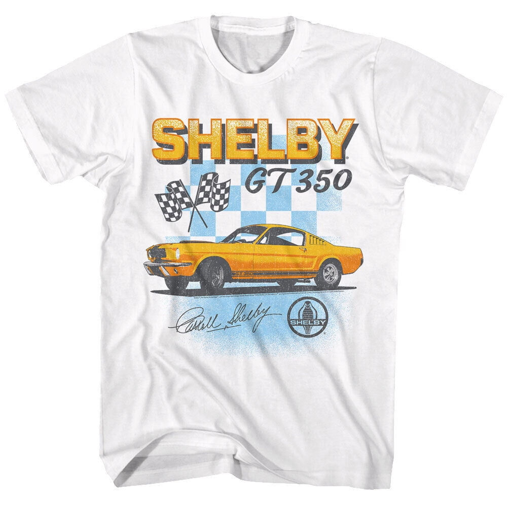 Wallpaper #driY3JIBJvJKYCmENPxe351 Carroll Shelby Ford Mustang T Shirt GT 350 Car Official New White
