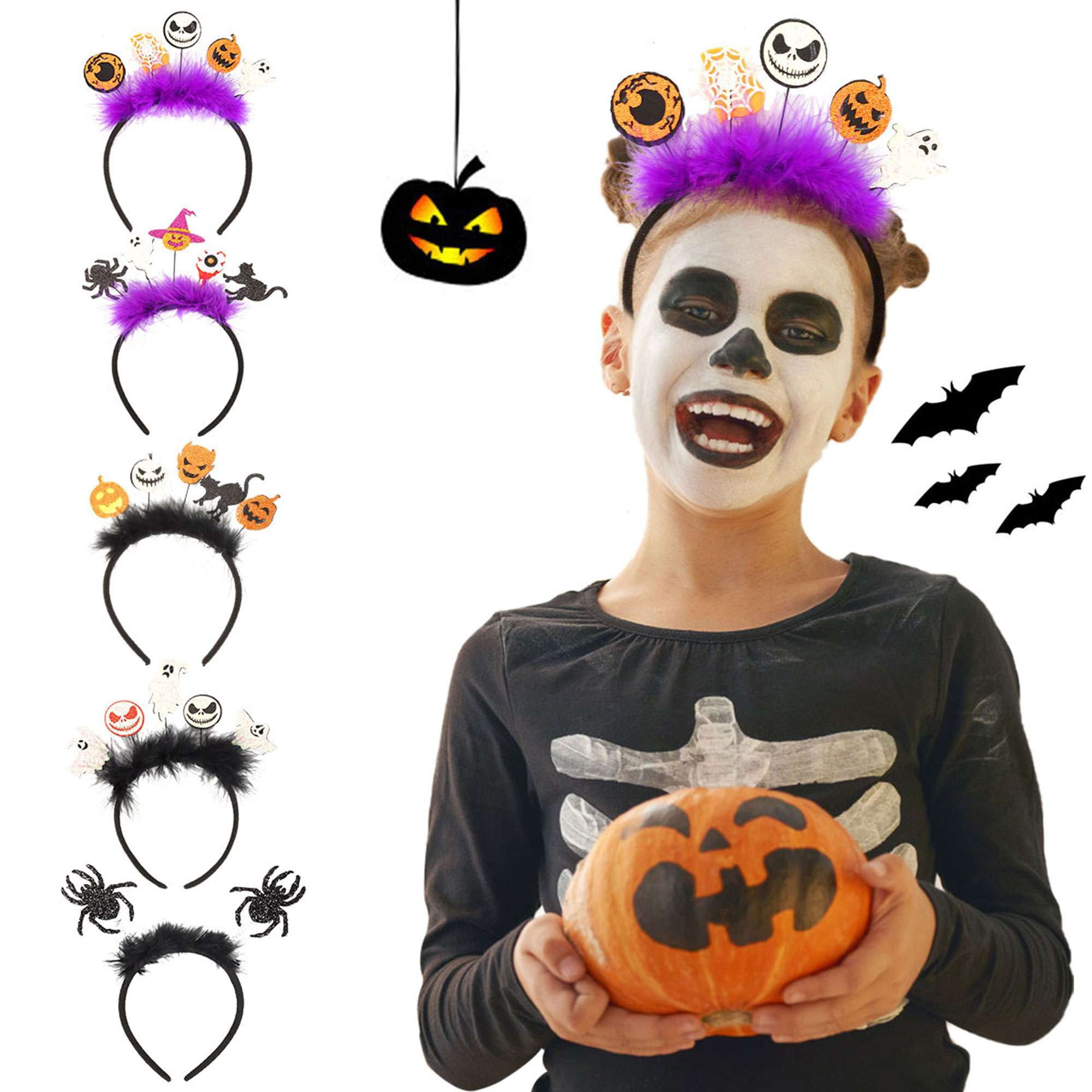 Wallpaper #MPSwOZMBKFX8bn3r33ez313 Spencer Halloween Headbands Ghost Spider Witch Pumpkin Shape Hair Hoops