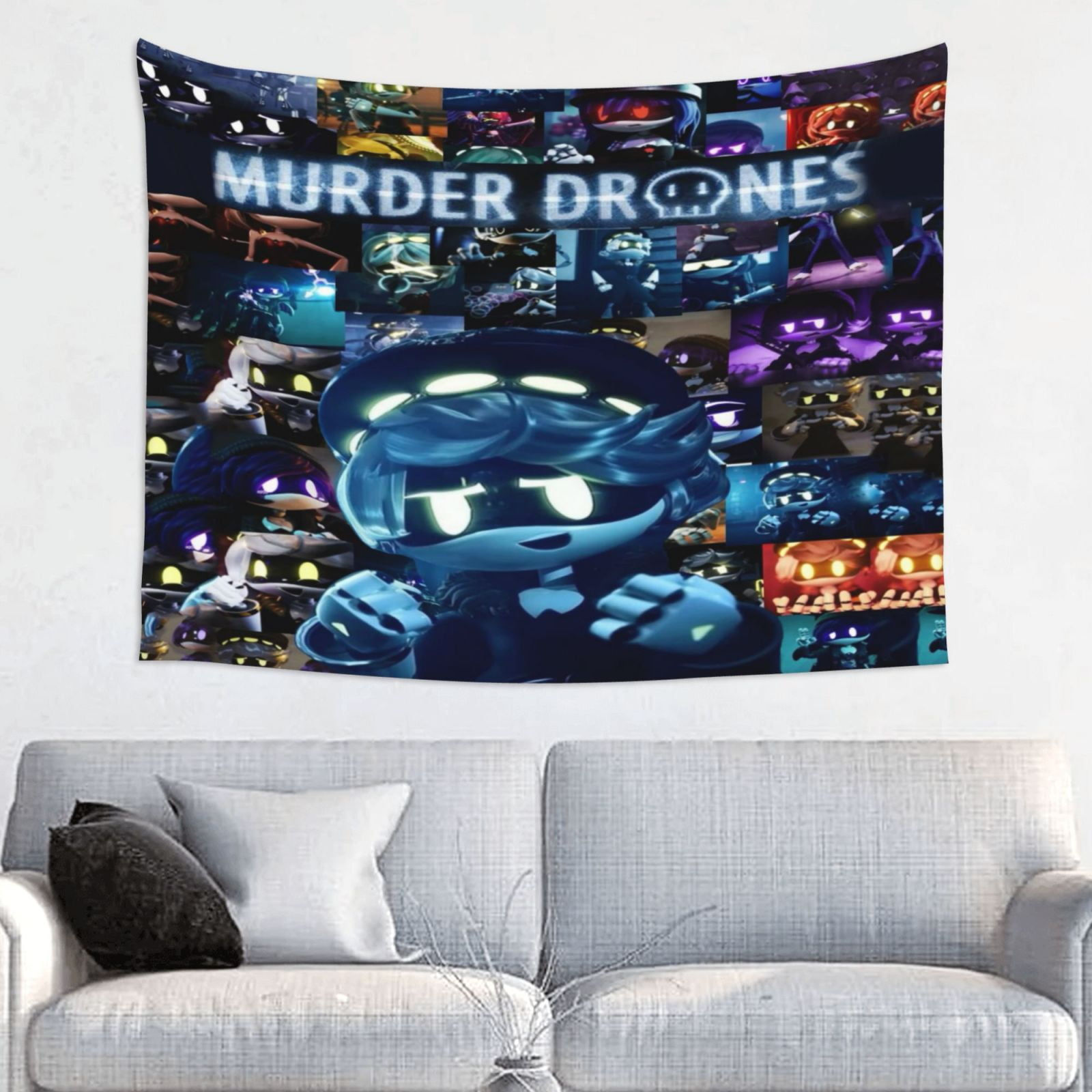Wallpaper #phoQUpMB1yWOL4qgsYK1196 Murder Drones Wall Tapestry Anime Poster for Bedroom Aesthetics Funny