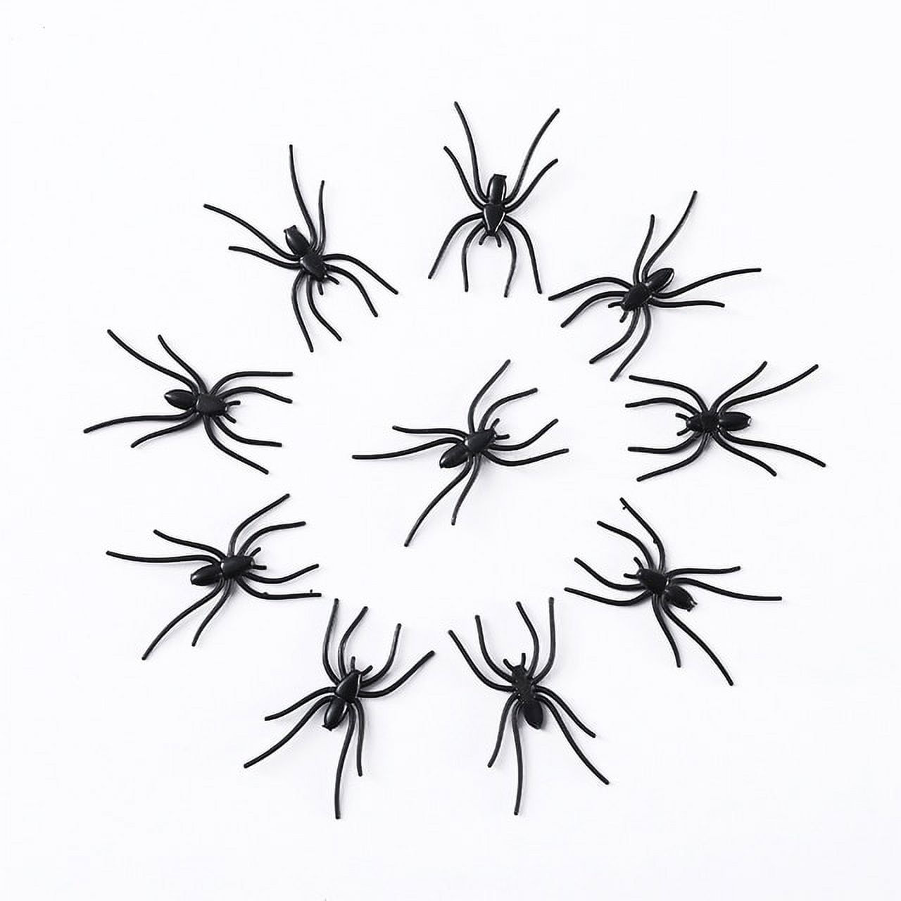 Wallpaper #1vQOOpMBKFX8bn3r-3fK56 6090120pcs Realistic Plastic Spiders 3 Sizes Small Spider Toys Black