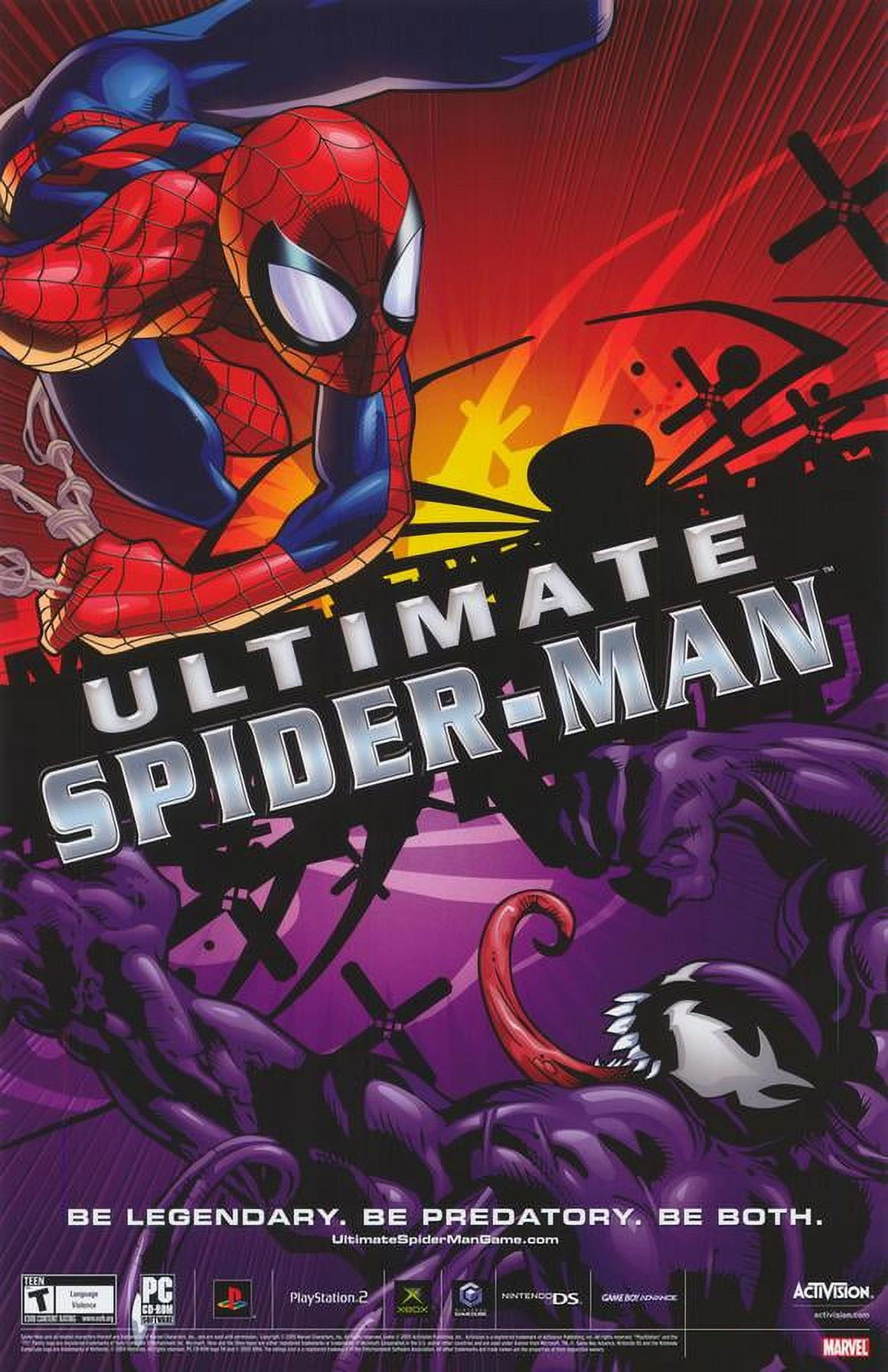 Wallpaper #DxooTpMB1yWOL4qgp31g12 Ultimate Spider Man Video Game Movie Poster Style a 27 X 40