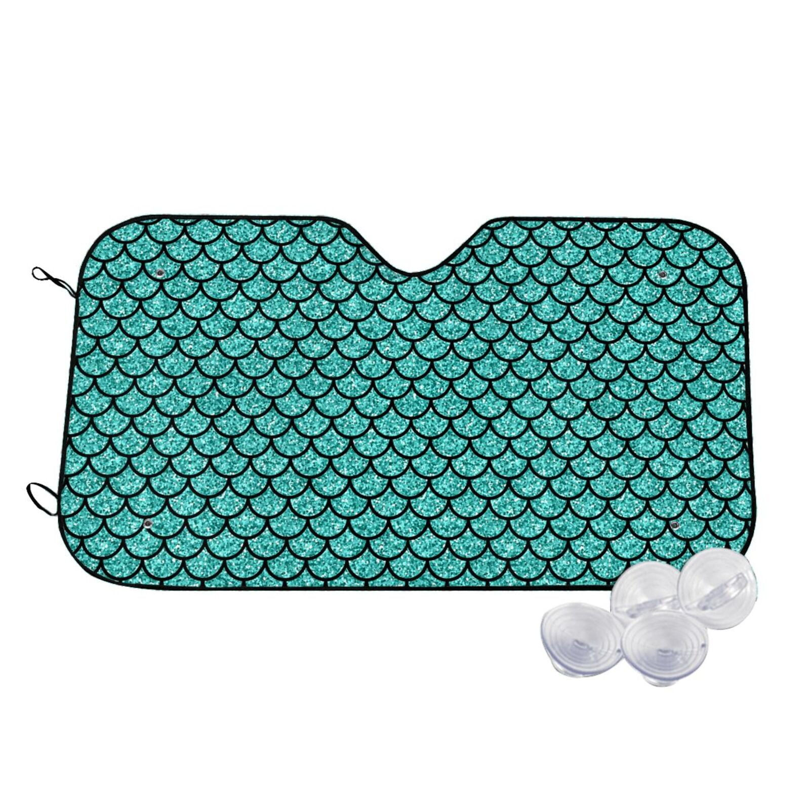 Wallpaper #1Li915IBJvJKYCmEVOQ1393 Balery Aquamarine Glitter Print Car Windshield Sun Shadewindshield