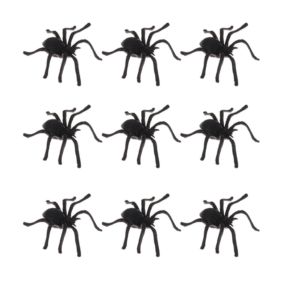 Wallpaper #1vQOOpMBKFX8bn3r-3fK37 20 Pcs Black Plastic Simulates Big Spiders Trick Toy for Halloween