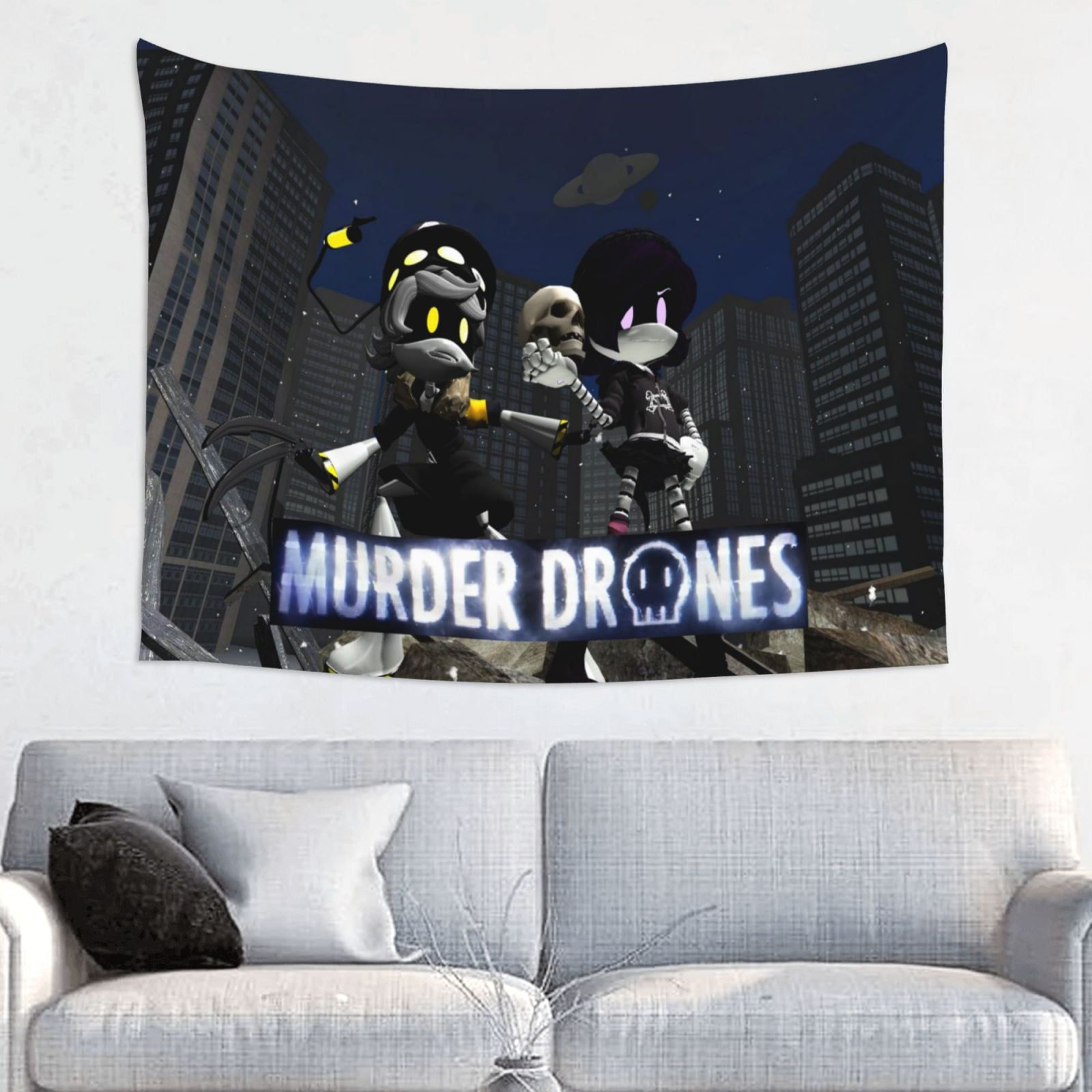 Wallpaper #phoQUpMB1yWOL4qgsYK1135 Murder Drones Wall Tapestry Anime Poster for Bedroom Aesthetics Funny
