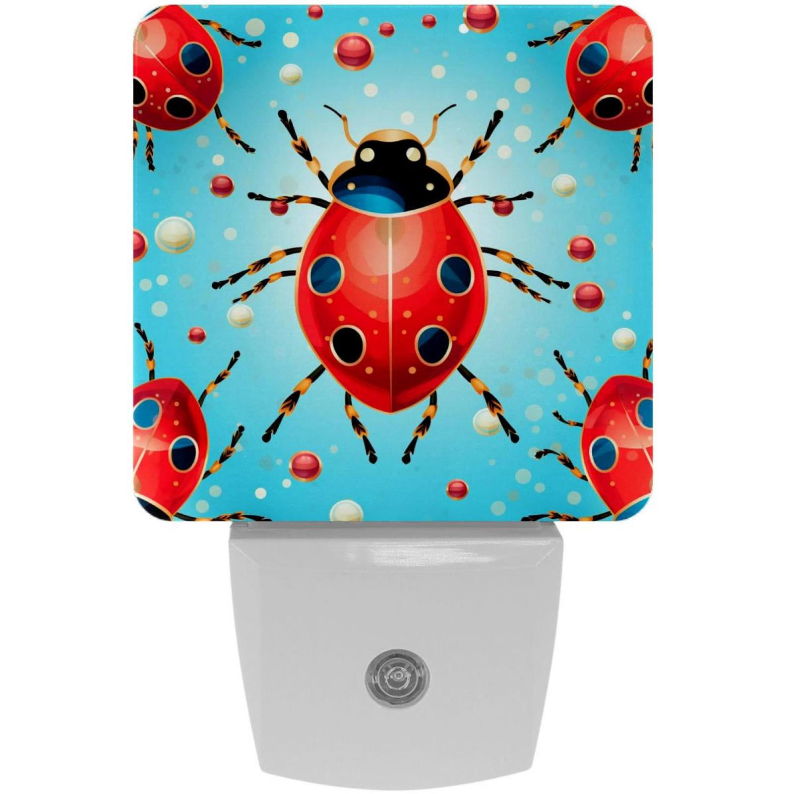 Wallpaper #-Wdg_JIBSpphPi3-fJf6304 Coccinella Septempunctata LED Square Night Lights Energy Efficient