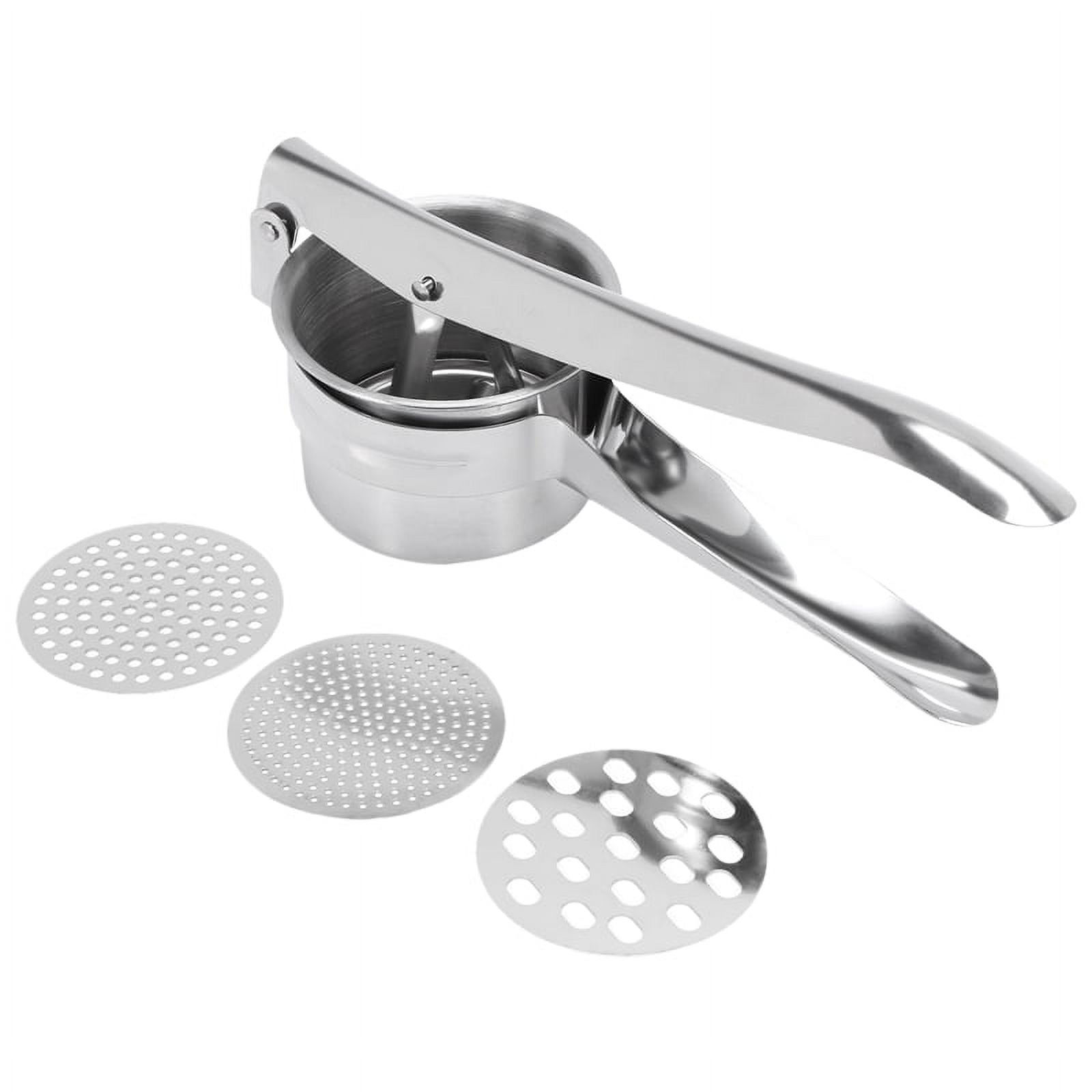 Wallpaper #FWd46JIBSpphPi3-zz15246 Stainless Steel Potato Ricer Masher with 3 Interchangeable Discs for