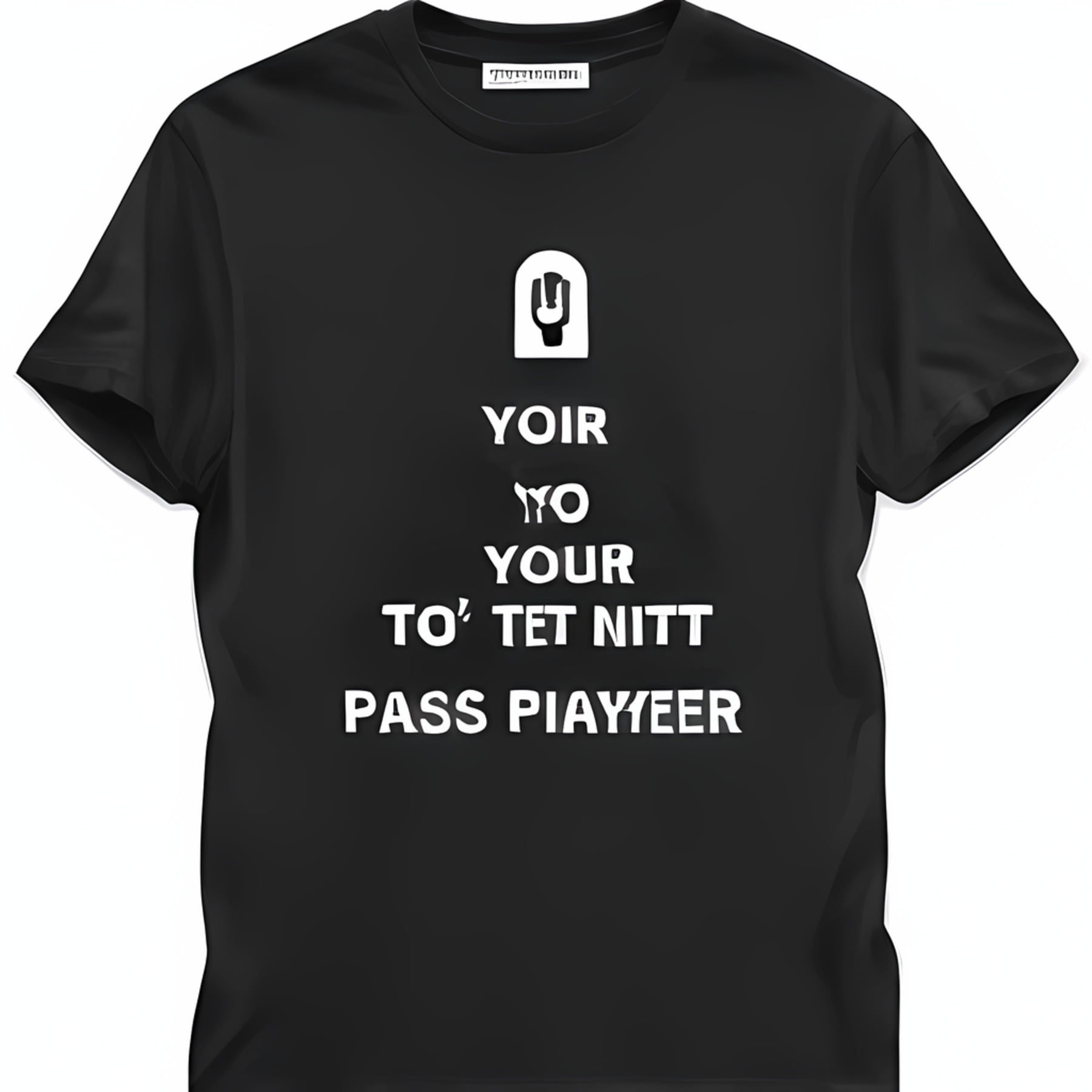 Wallpaper #QGh_HpMBSpphPi3-minD532 Black T Shirt for Night Owls Your Toil Wont Pass Player Design with