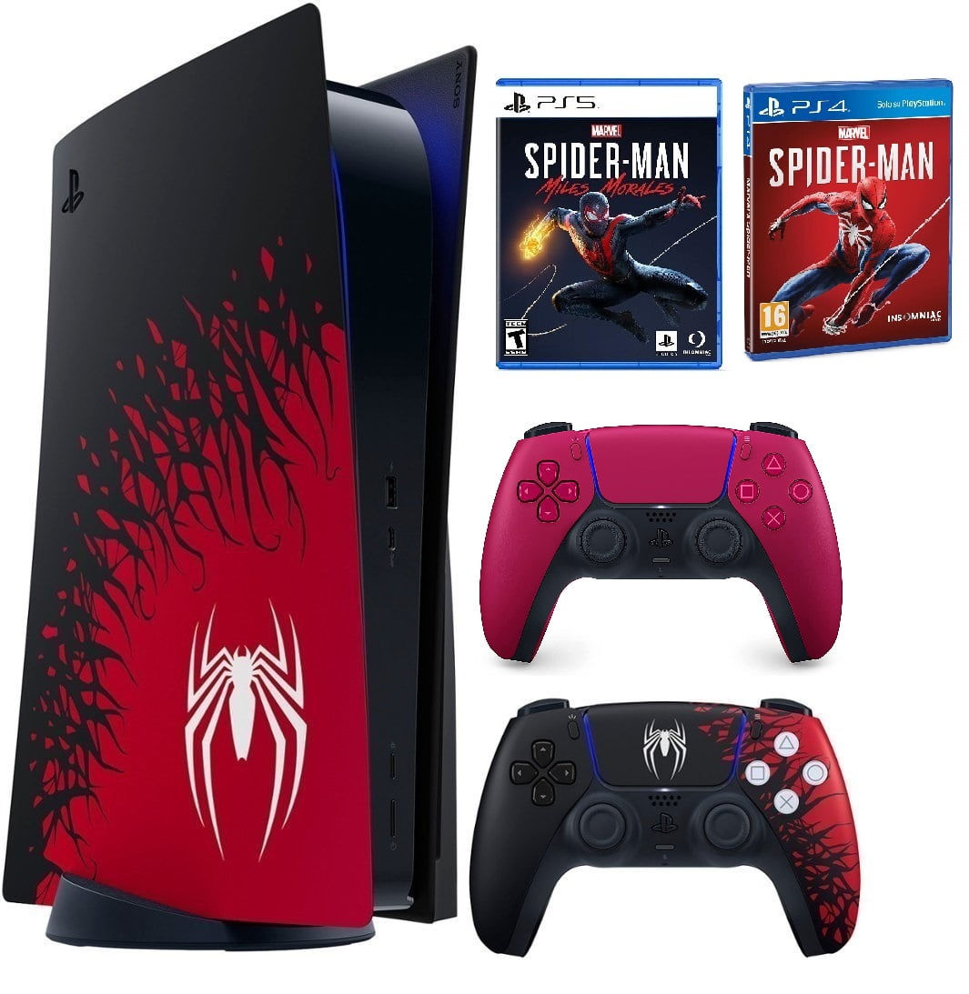 Wallpaper #wDESNpMB5zzyi_yYnFiO260 Sony Playstation 5 Console Marvels Spider Man 2 Bundle with