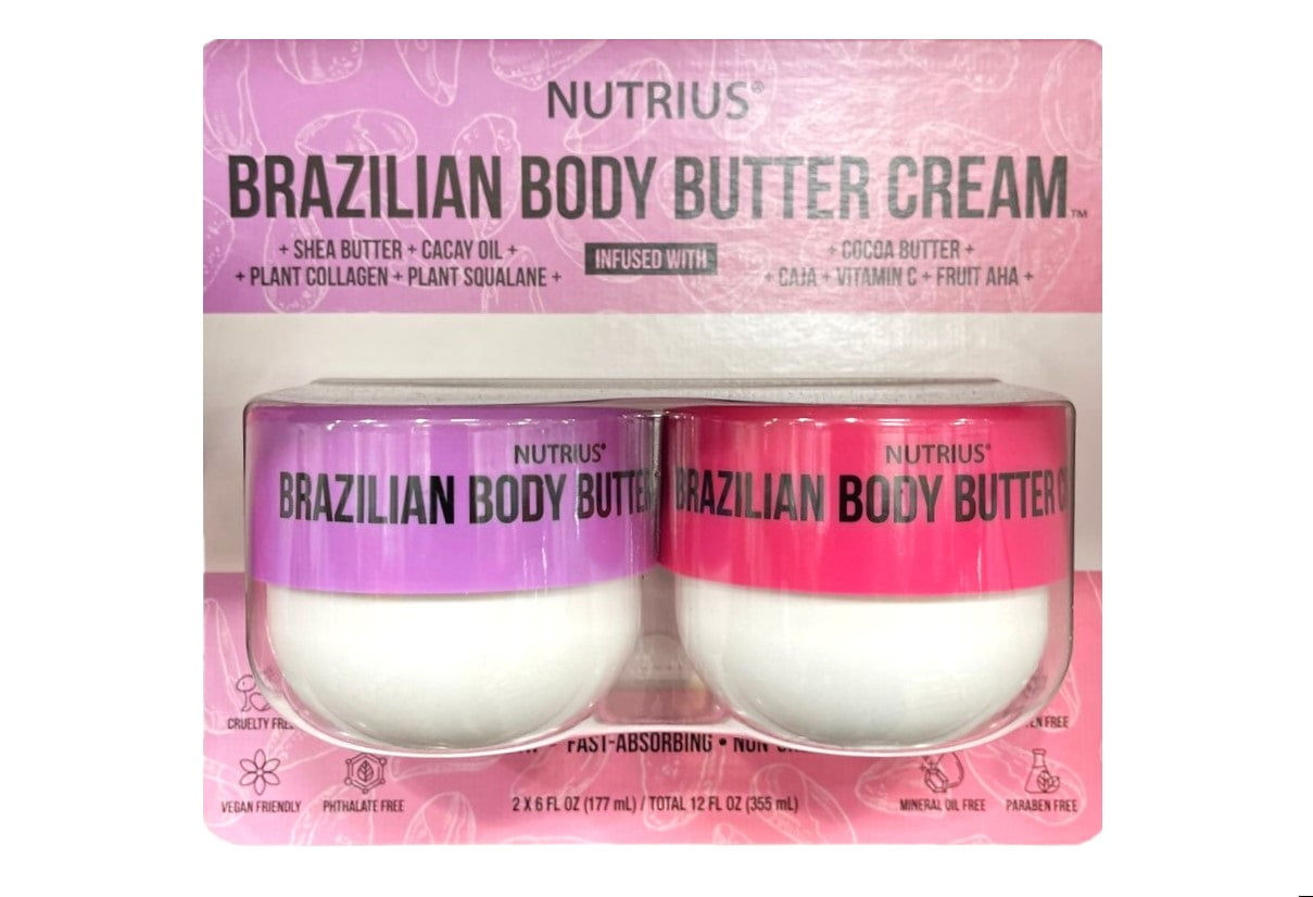 Wallpaper #NLn43pIBJvJKYCmE9Ahz476 Nutrius Brazilian Body Butter Cream 6 Fluid Ounce Pack of 2