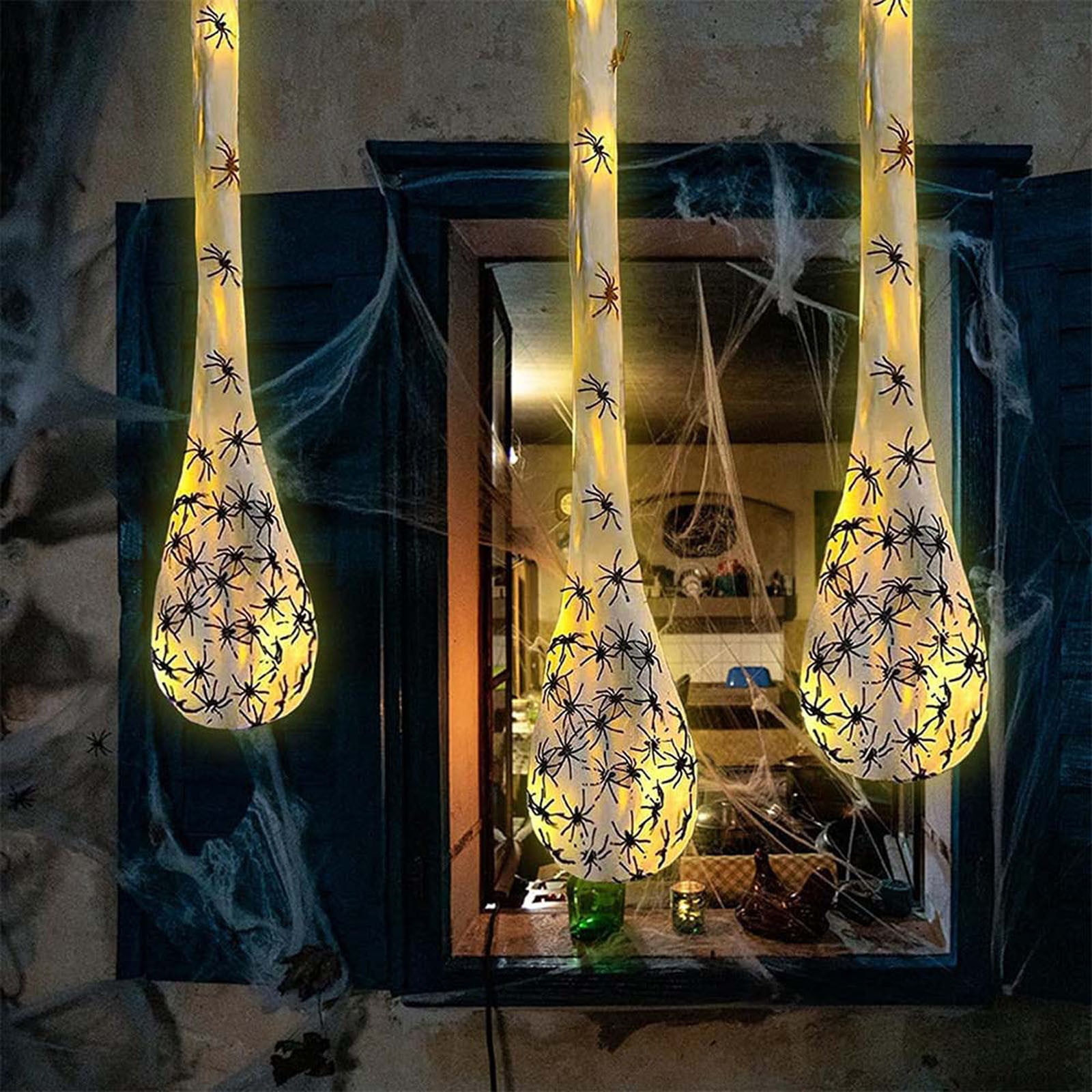 Wallpaper #zpwf4pIBZHQxiYarj74D448 Taicans 3pcs Halloween Hanging Decorations Spider Egg Sacsbig Colorful